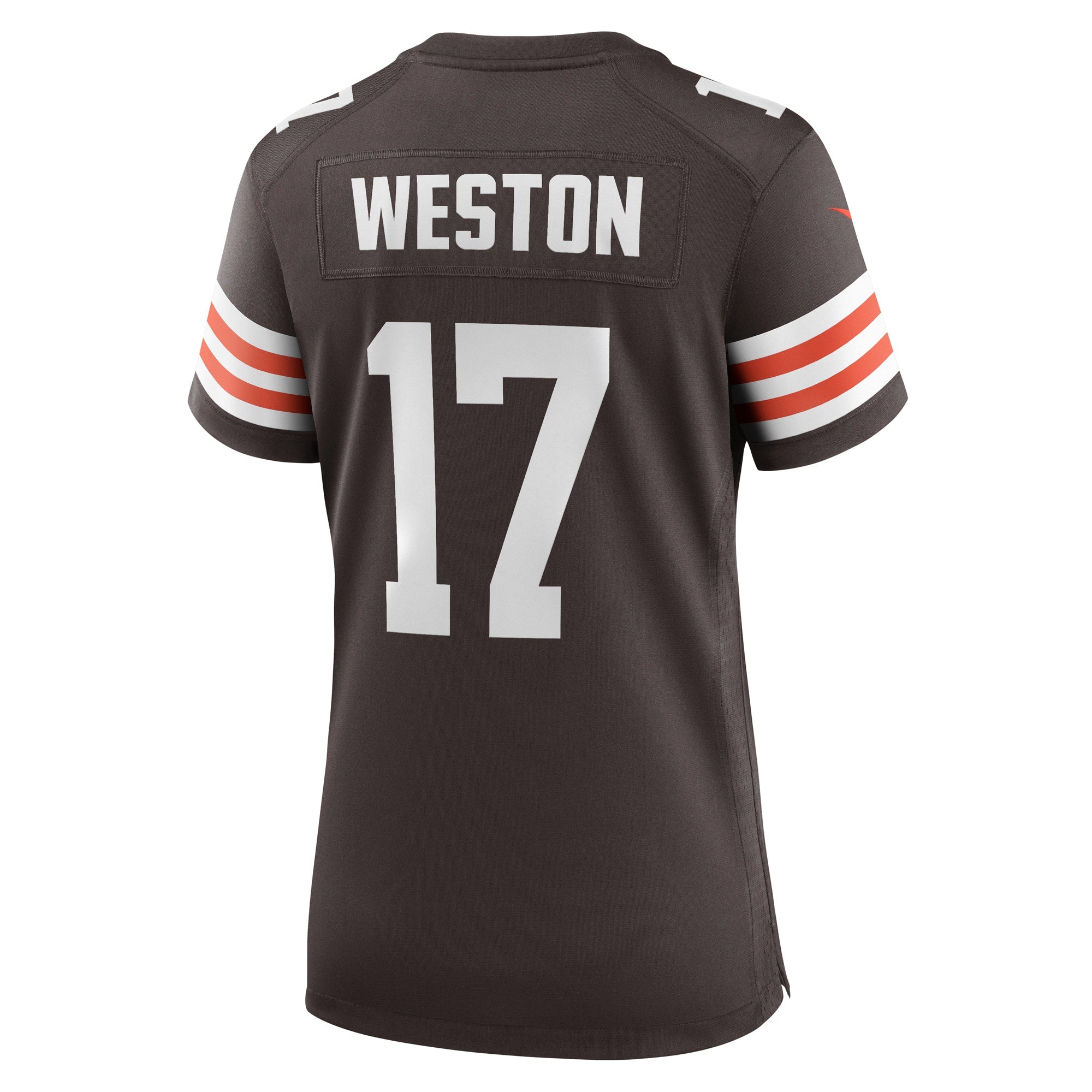Women's Nike Isaiah Weston Brown Cleveland Browns Game Player Jersey