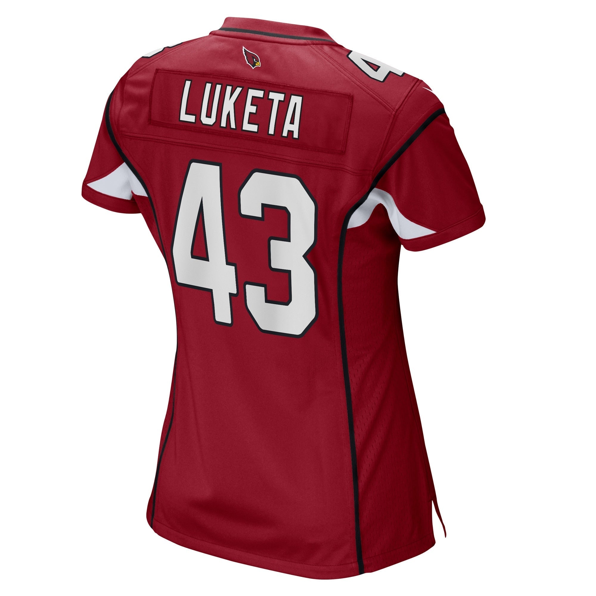 Women's Nike Jesse Luketa Cardinal Arizona Cardinals Game Player Jersey