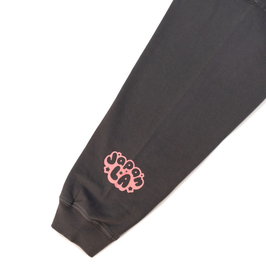 Sale Kuromi JapanLA Cropped Spirit Jersey BLACK