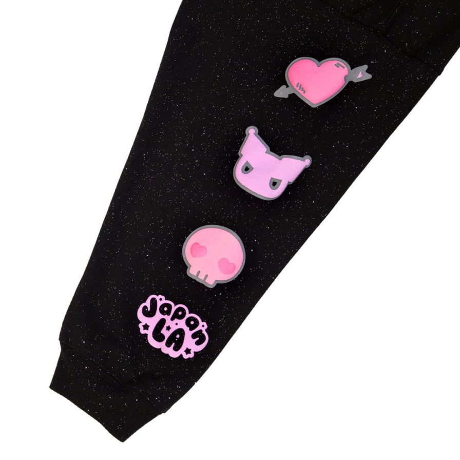 Discount Kuromi JapanLA Spirit Jersey Characters Black Sparkle