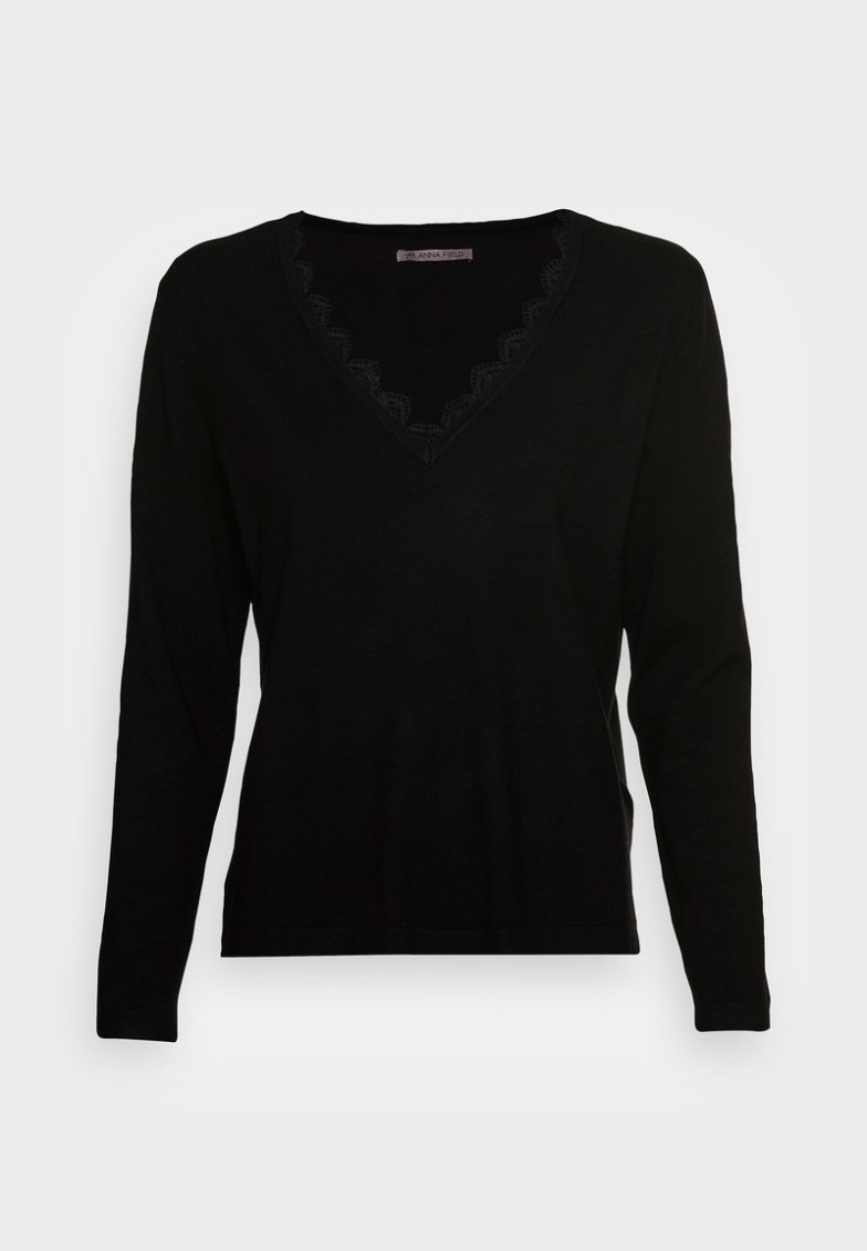 Clearance Anna Field Jersey De Punto – Black, Mujer 48