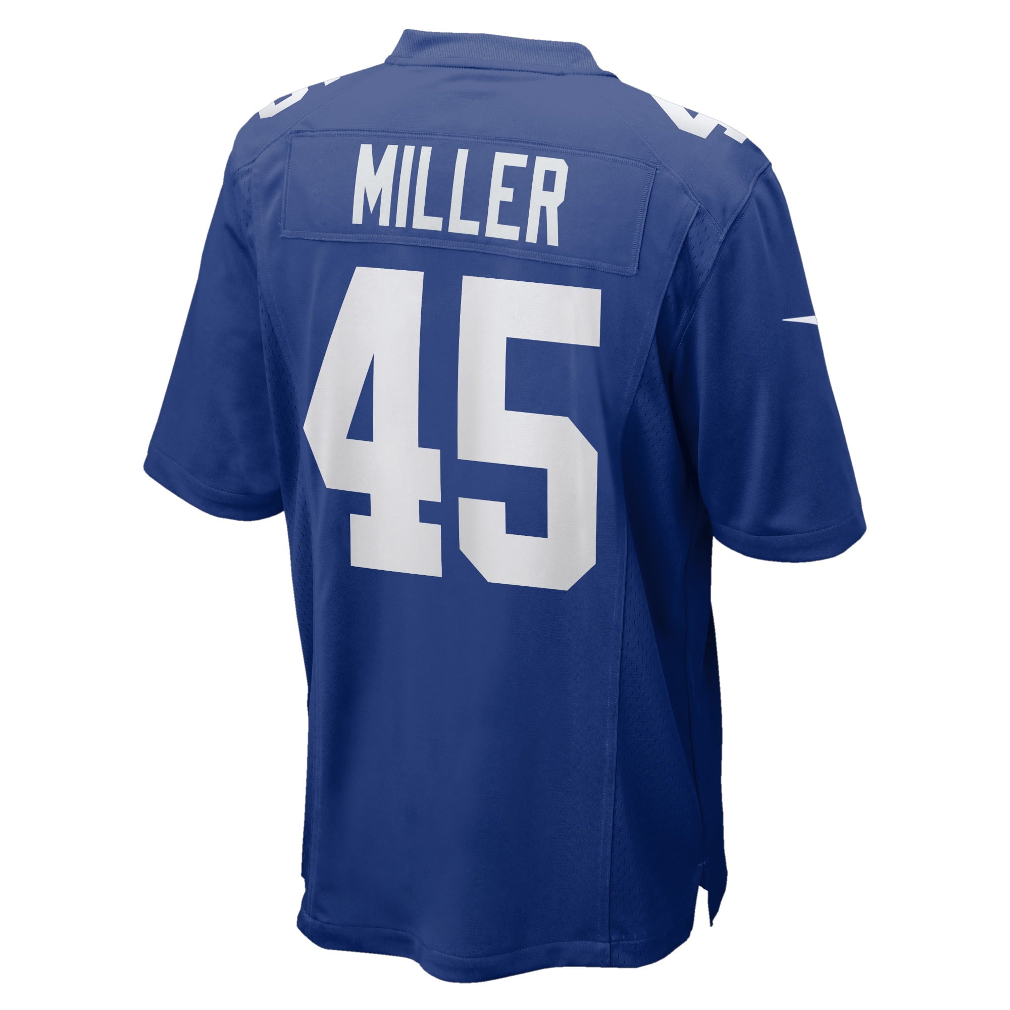 Men's Nike Dre Miller Royal New York Giants Home Game Player Jersey