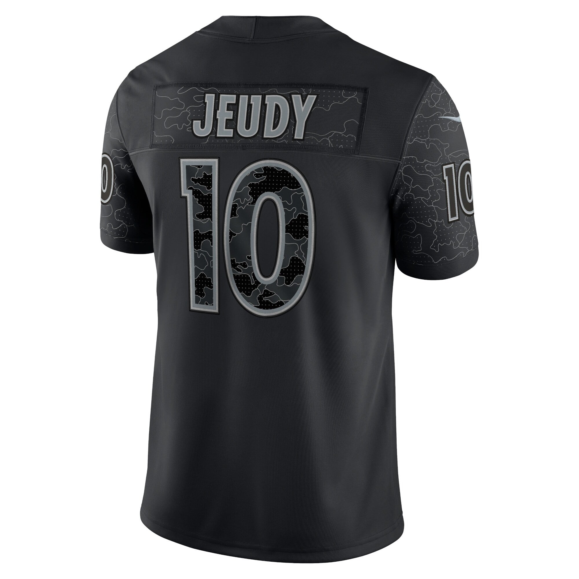 Men's Nike Jerry Jeudy Black Denver Broncos RFLCTV Limited Jersey