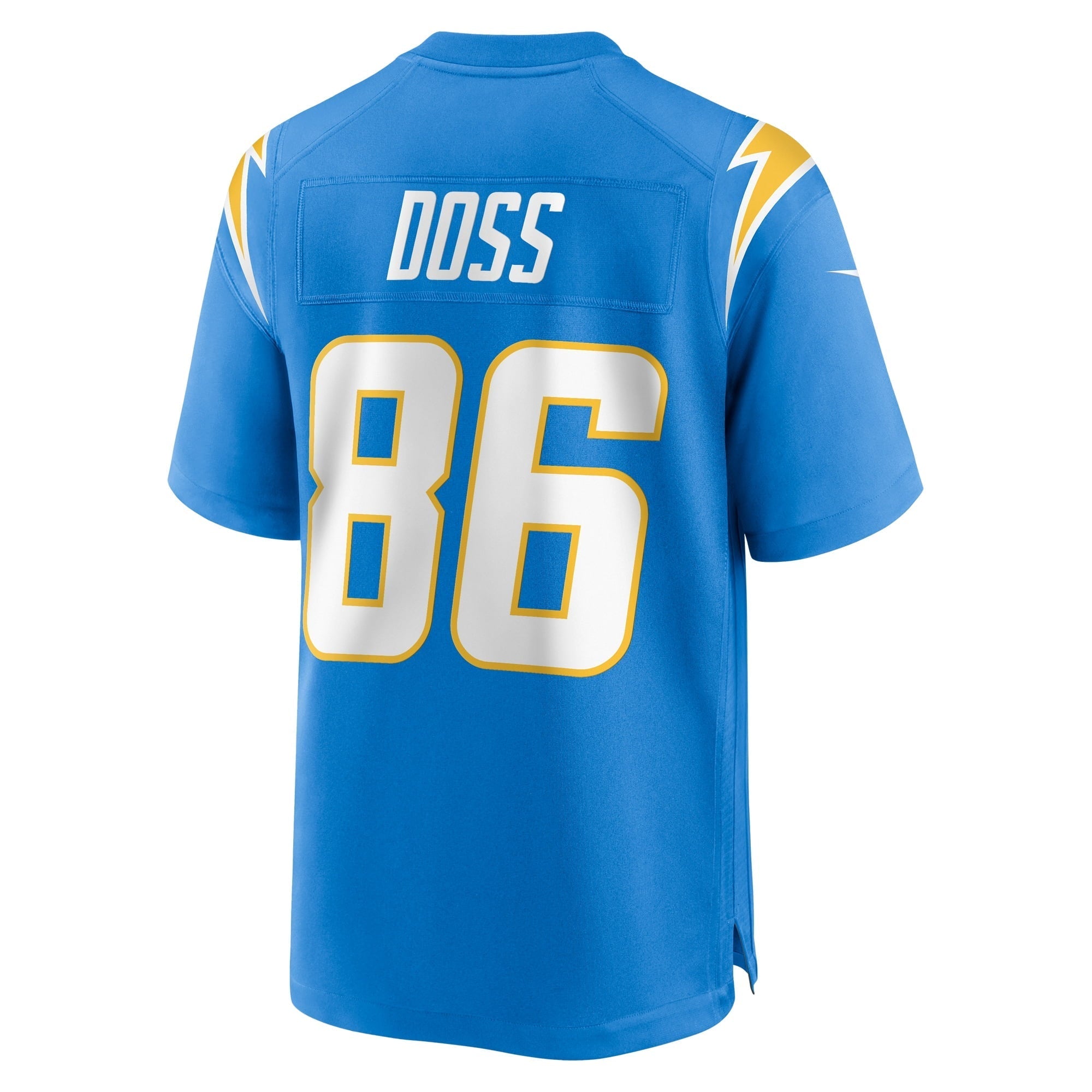 Men's Nike Keelan Doss Powder Blue Los Angeles Chargers Home Game Player Jersey