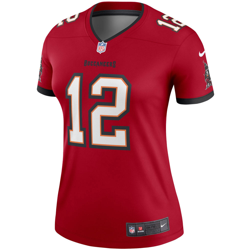 Women's Tampa Bay Buccaneers Tom Brady Legend Jersey Red