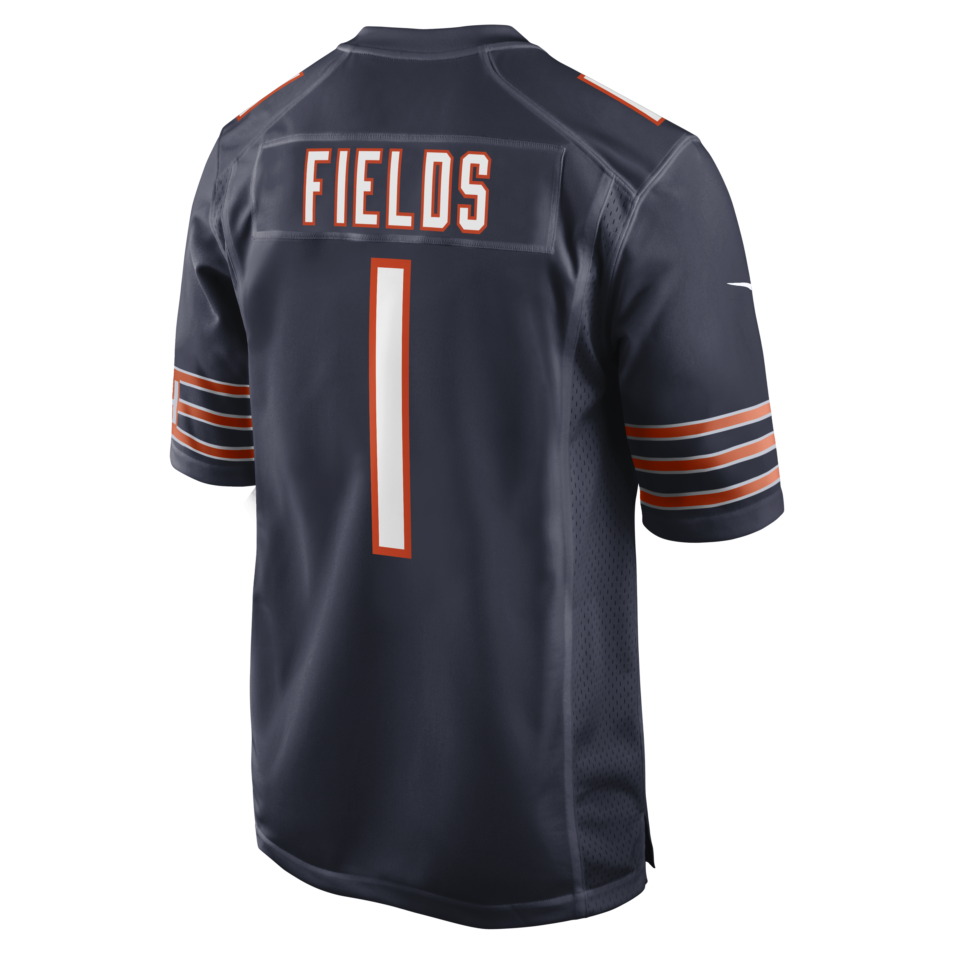 Justin Fields Chicago Bears Nike Navy Home Game Replica Jersey