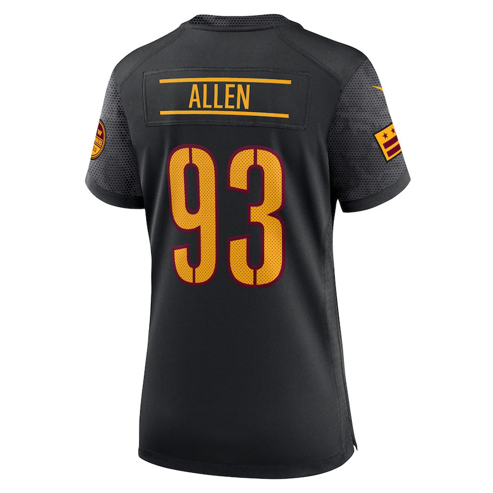 Women's Washington Commanders Johnathan Allen Game Jersey - Black