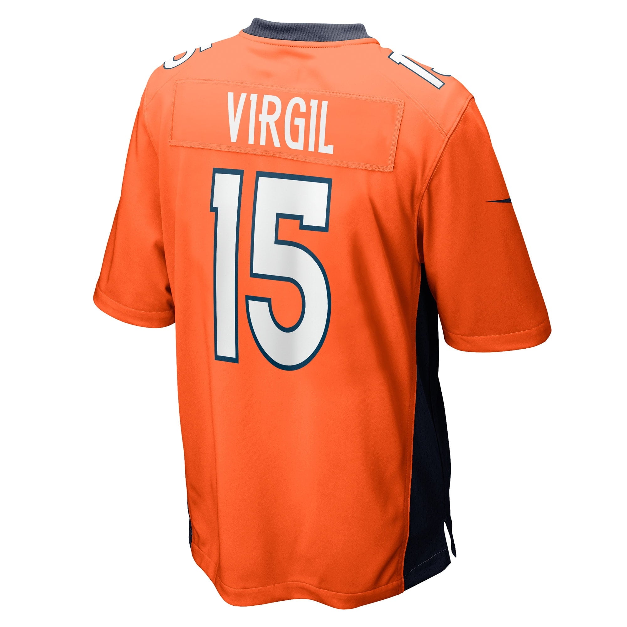 Men's Nike Jalen Virgil Orange Denver Broncos Game Player Jersey