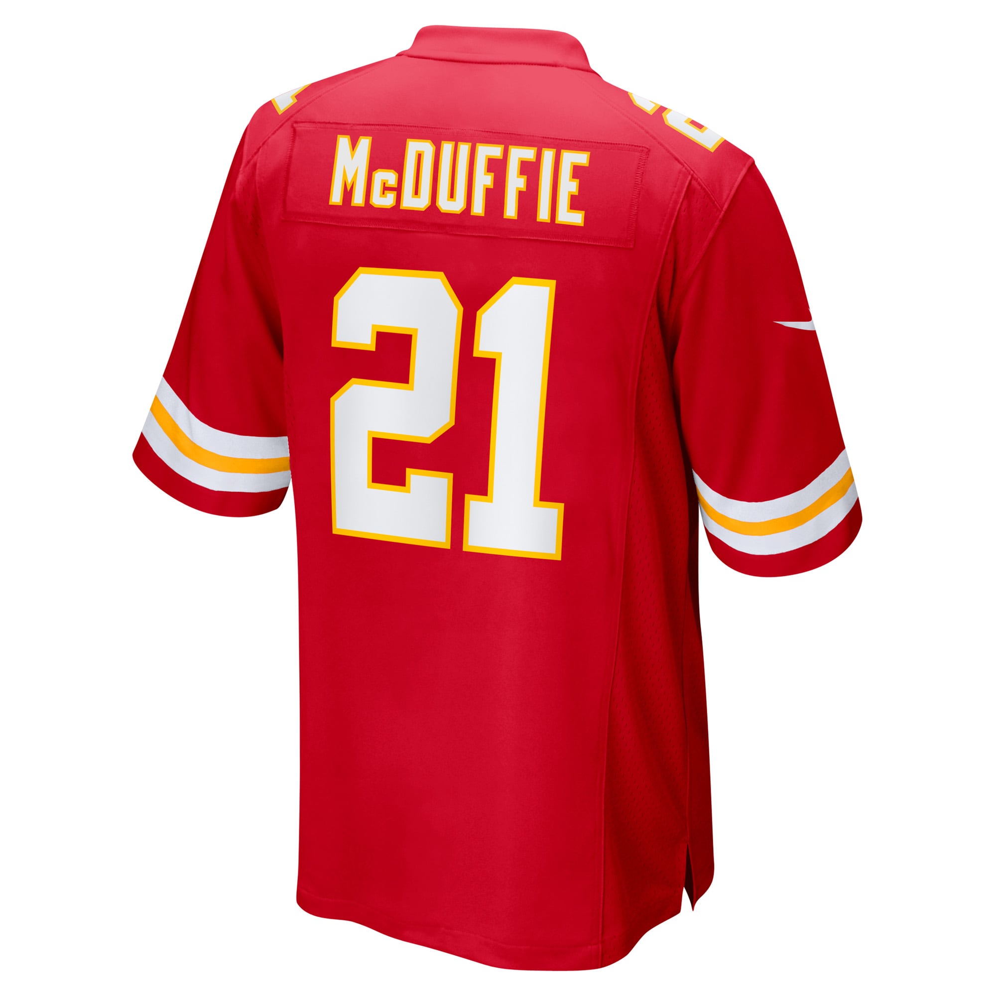 Men's Nike Trent McDuffie Red Kansas City Chiefs Player Game Jersey
