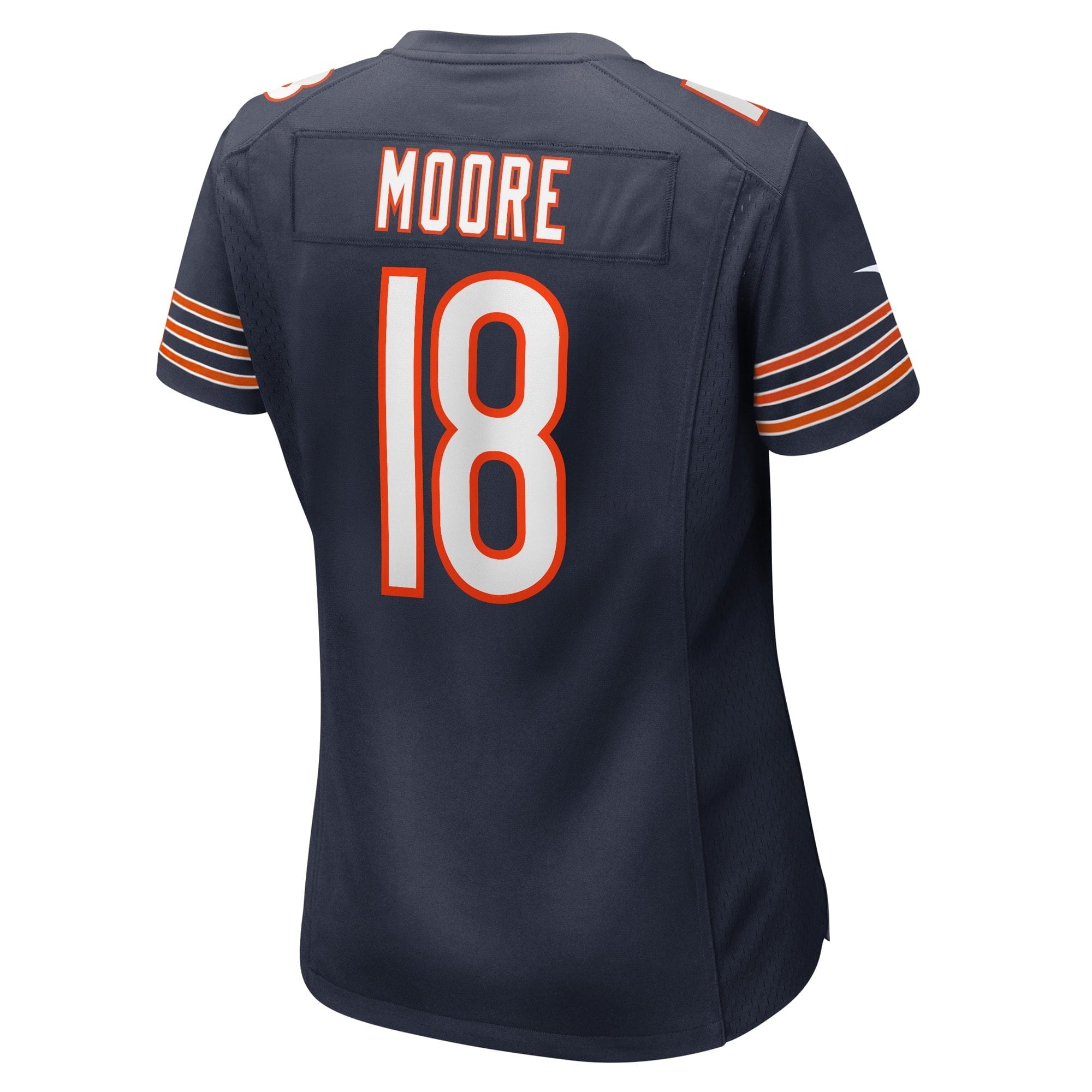 Women's Nike David Moore Navy Chicago Bears Game Player Jersey
