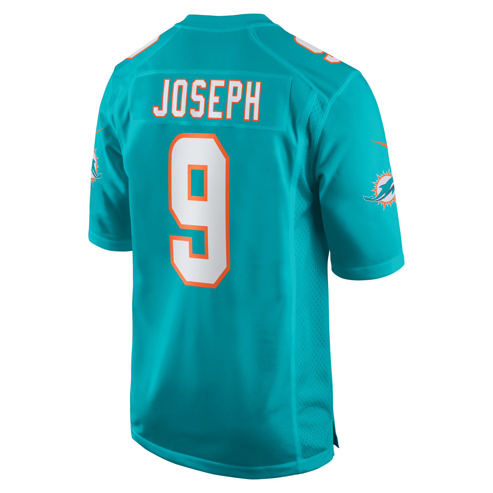 Kelvin Joseph Miami Dolphins Nike Team Game Jersey -  Aqua