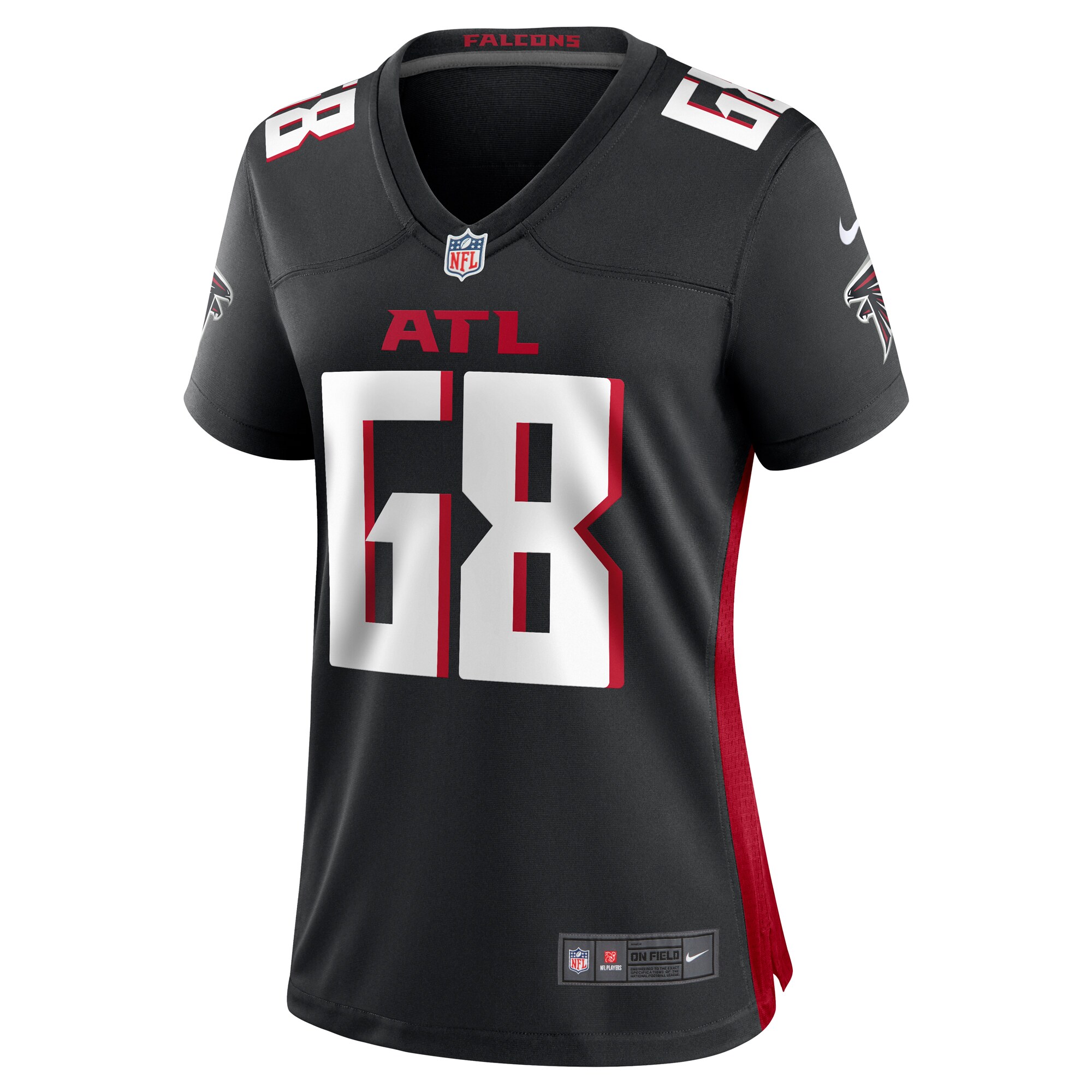 Kyle Hinton Atlanta Falcons Nike Women's Team Game Jersey -  Black