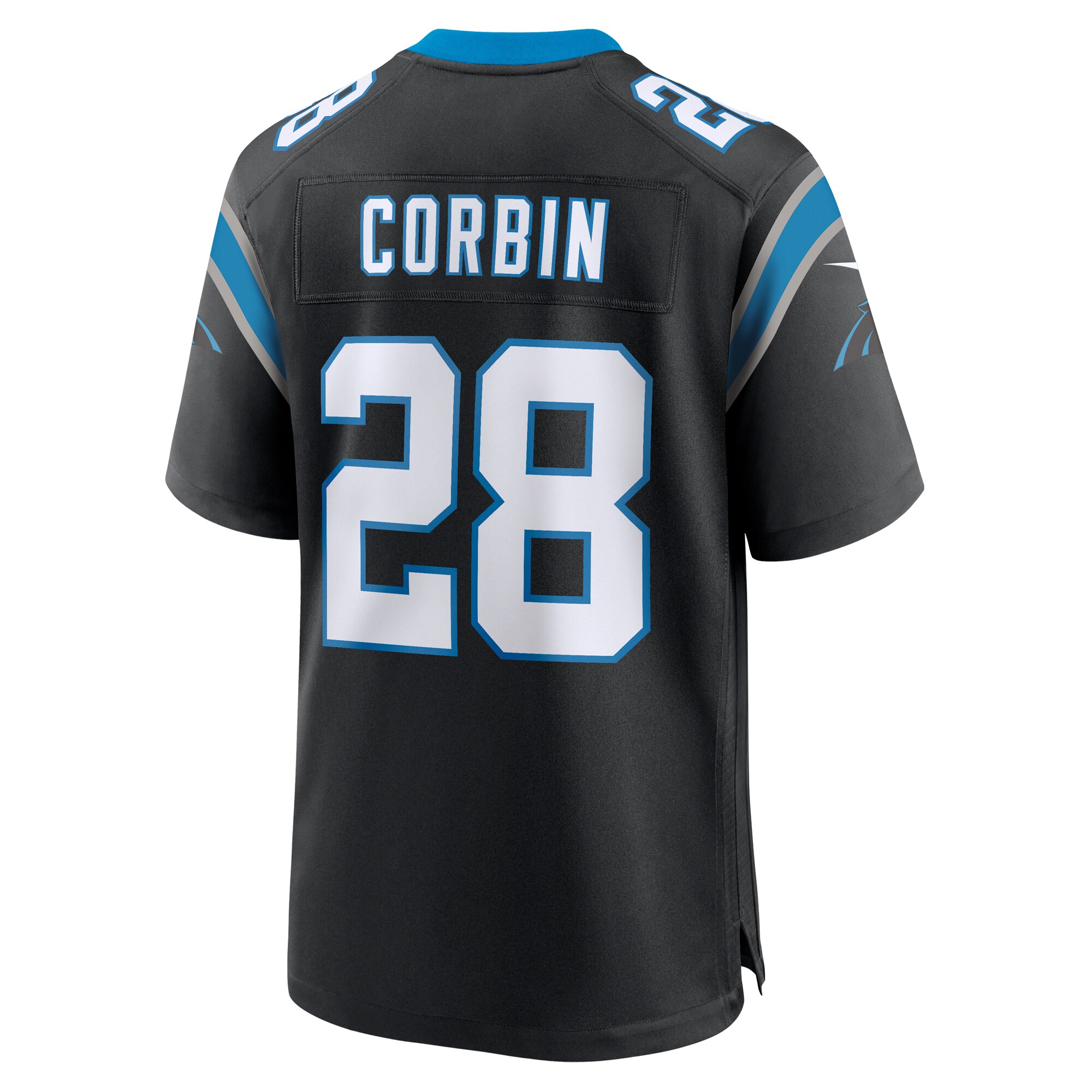 Jashaun Corbin Carolina Panthers Nike Team Game Jersey -  Black