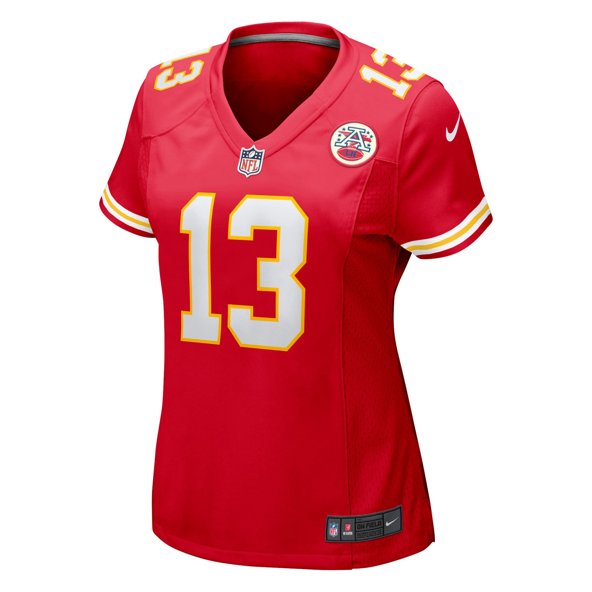 Women's Nike Nazeeh Johnson Red Kansas City Chiefs Game Player Jersey
