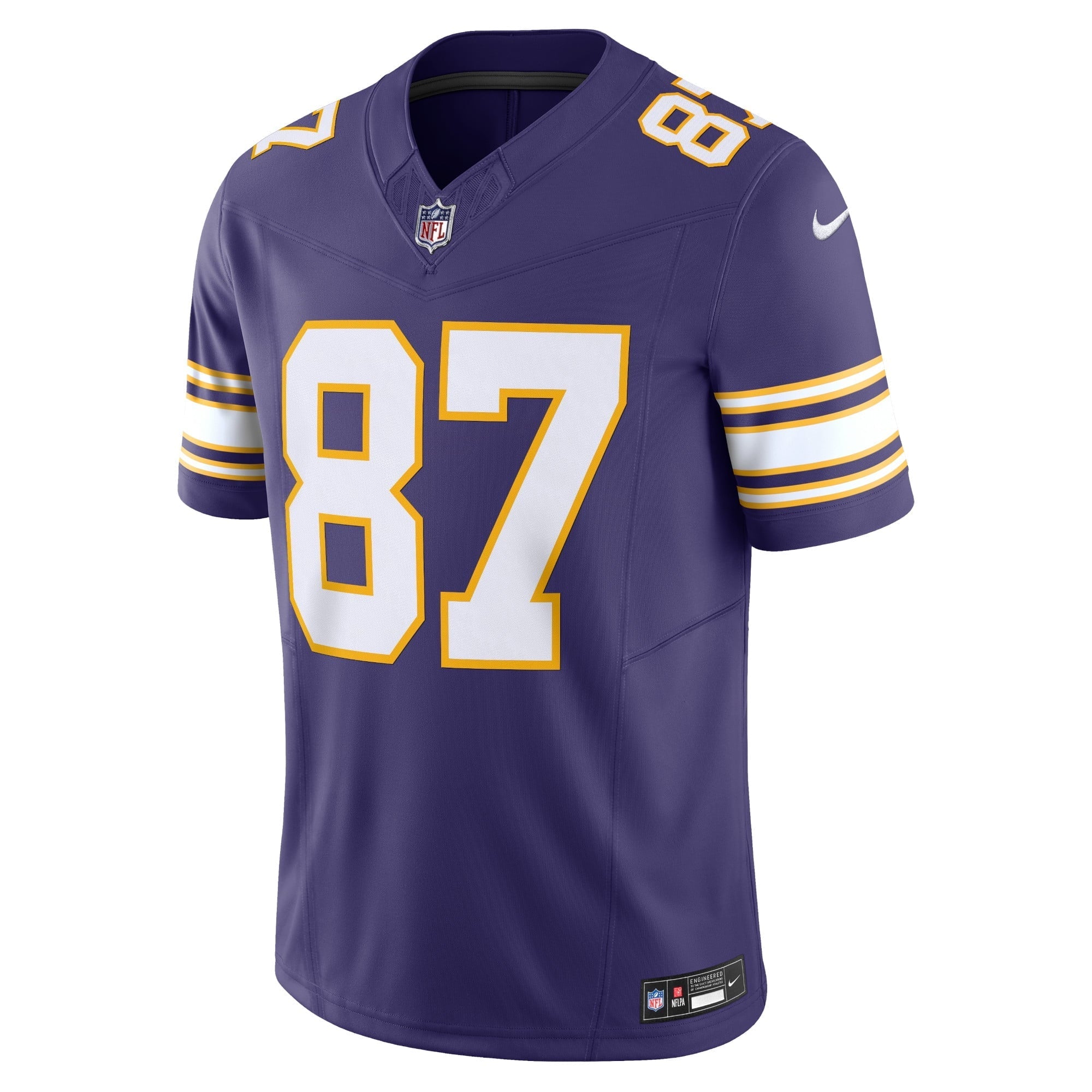 Men's Nike T.J. Hockenson Purple Minnesota Vikings Classic Vapor F.U.S.E. Limited Jersey
