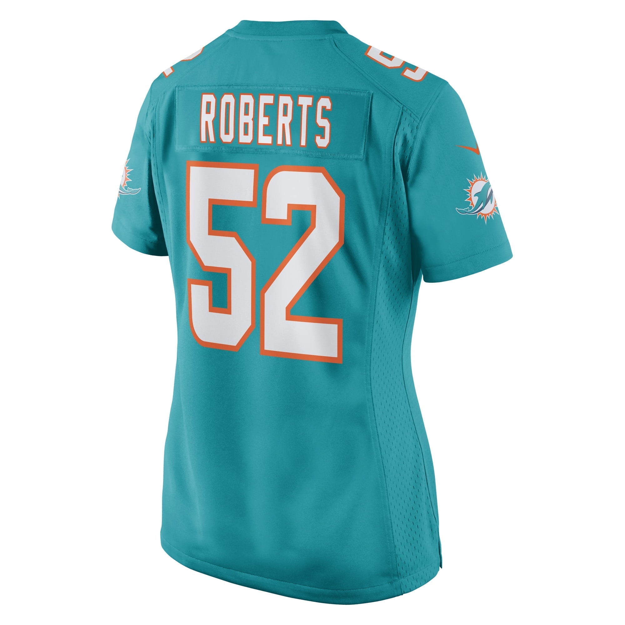 Women's Nike Elandon Roberts Aqua Miami Dolphins Game Player Jersey