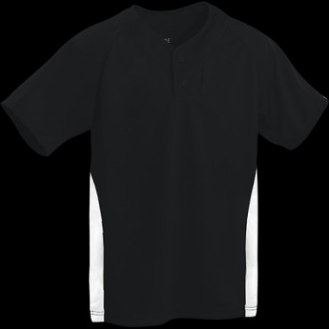 Clearance Kobe Two Button Sr. Baseball Jerseys Blue-White