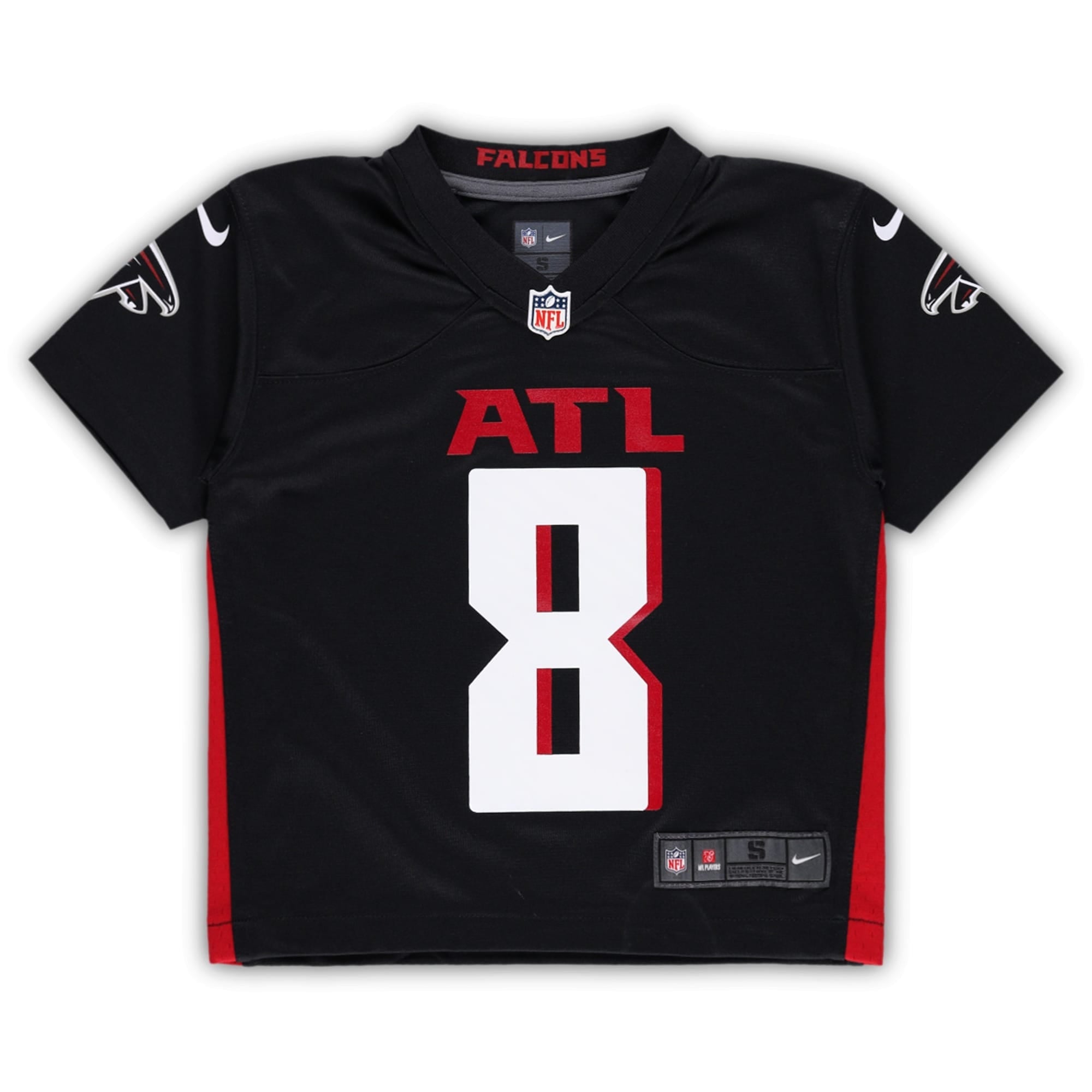 Preschool Nike Kyle Pitts Black Atlanta Falcons Game Jersey