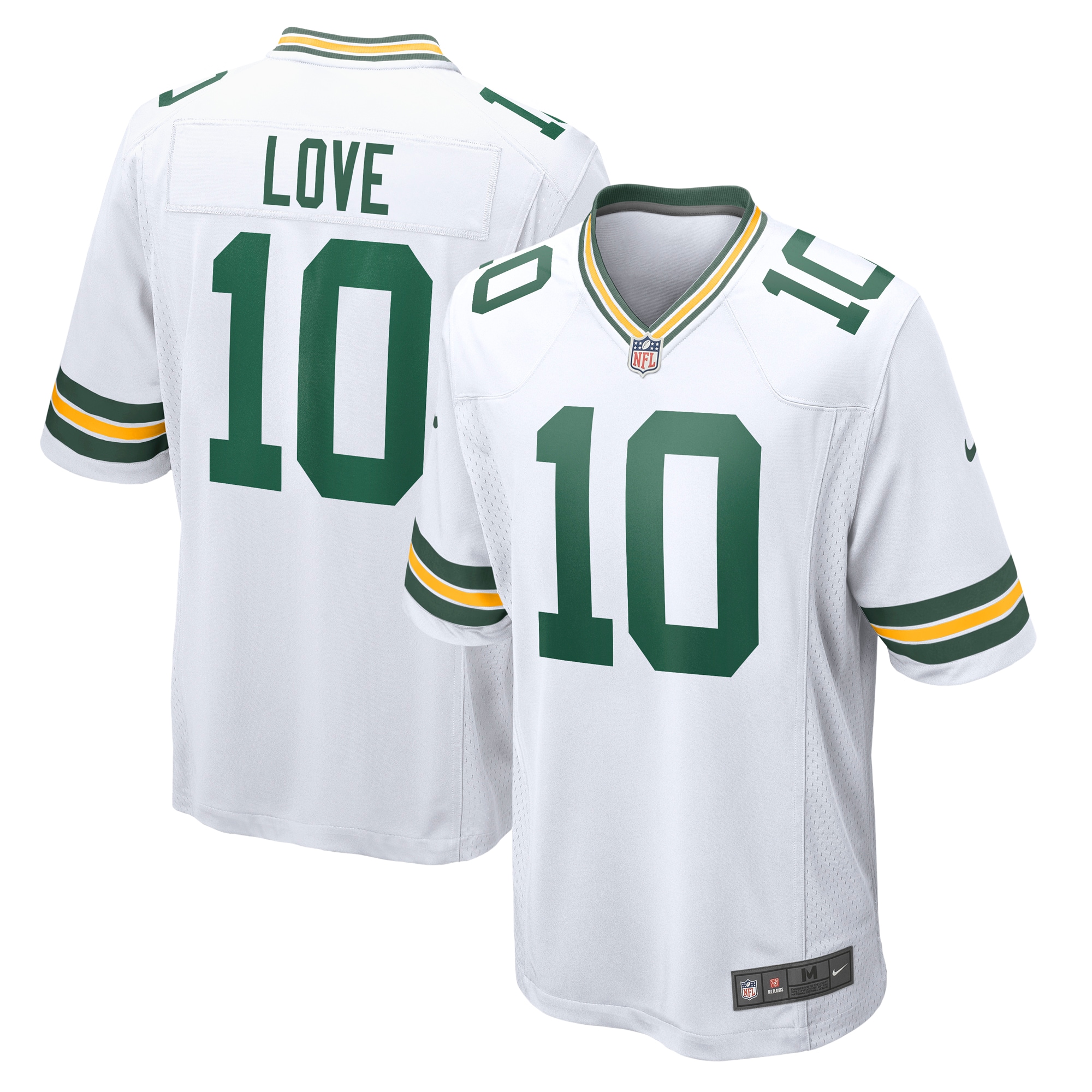 Jordans Love Green Bay Packers Nike  Game Jersey - White