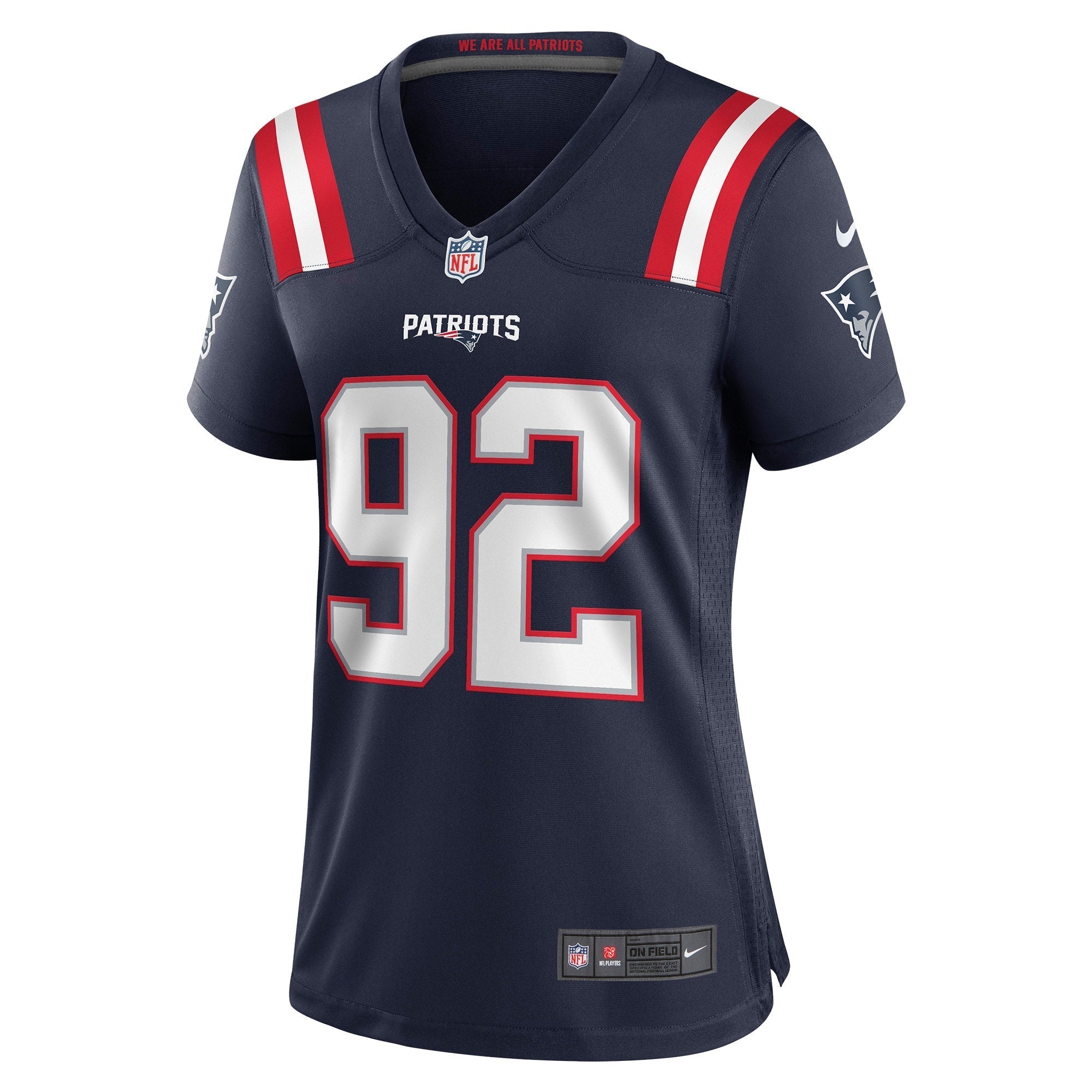 Women's Nike Davon Godchaux Navy New England Patriots Game Jersey