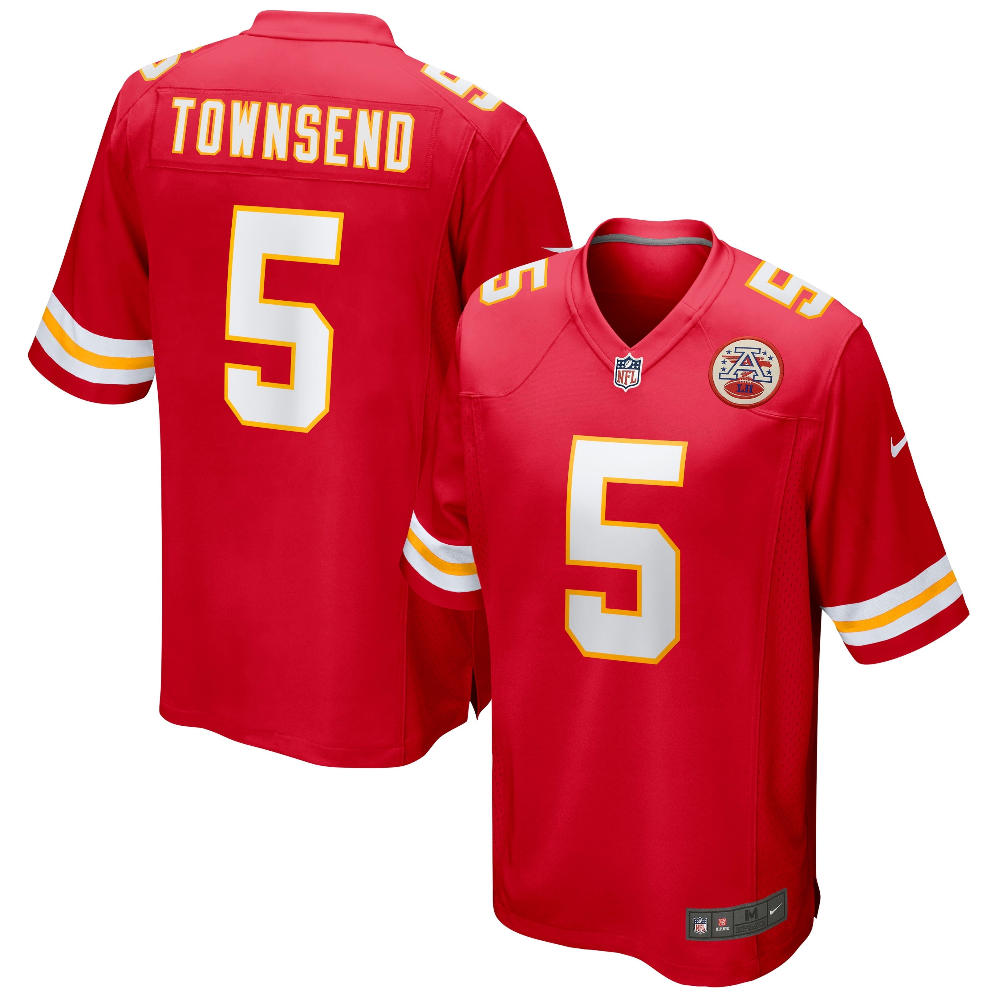 Men's Nike Tommy Townsend Red Kansas City Chiefs Game Jersey