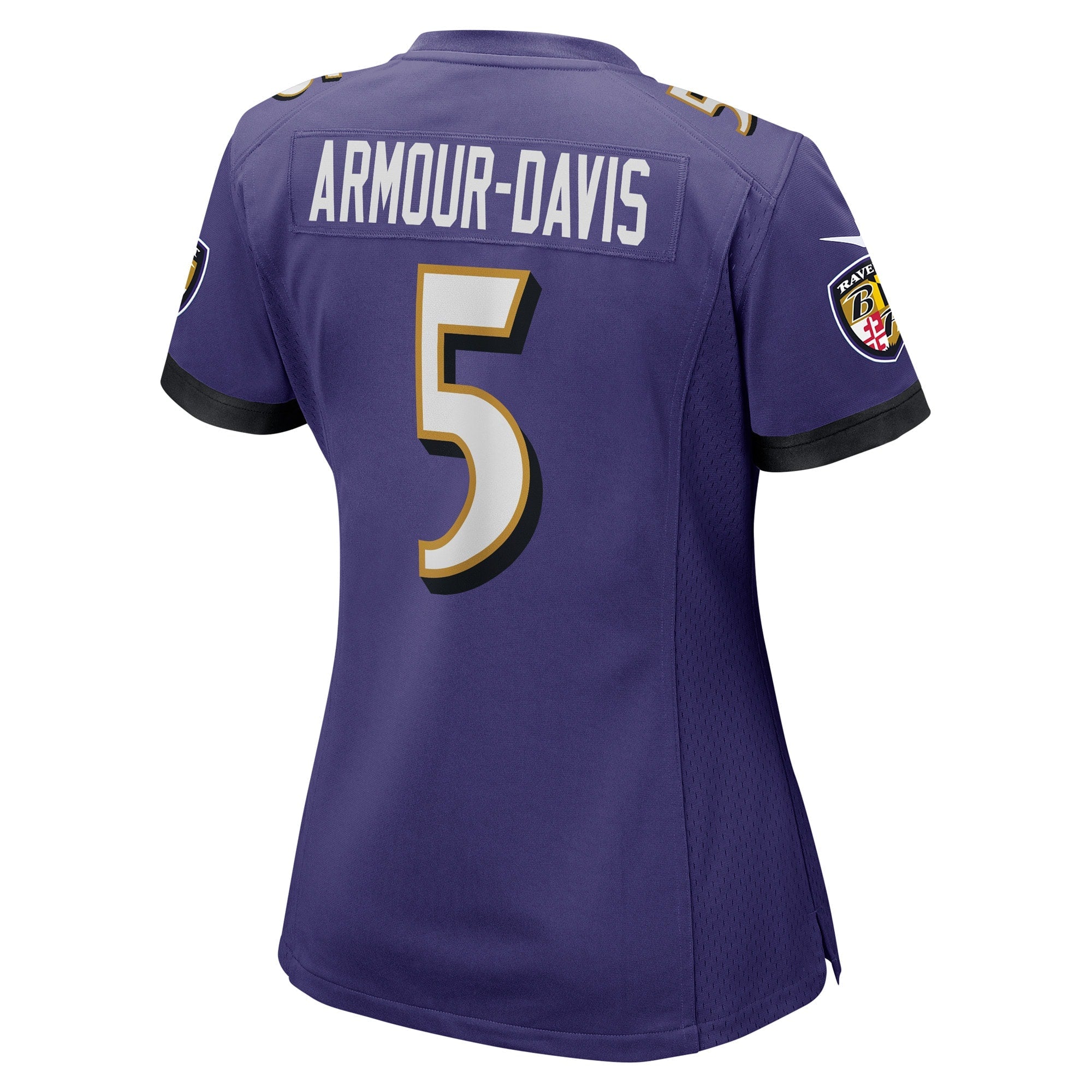 Women's Nike Jalyn Armour-Davis Purple Baltimore Ravens Game Player Jersey