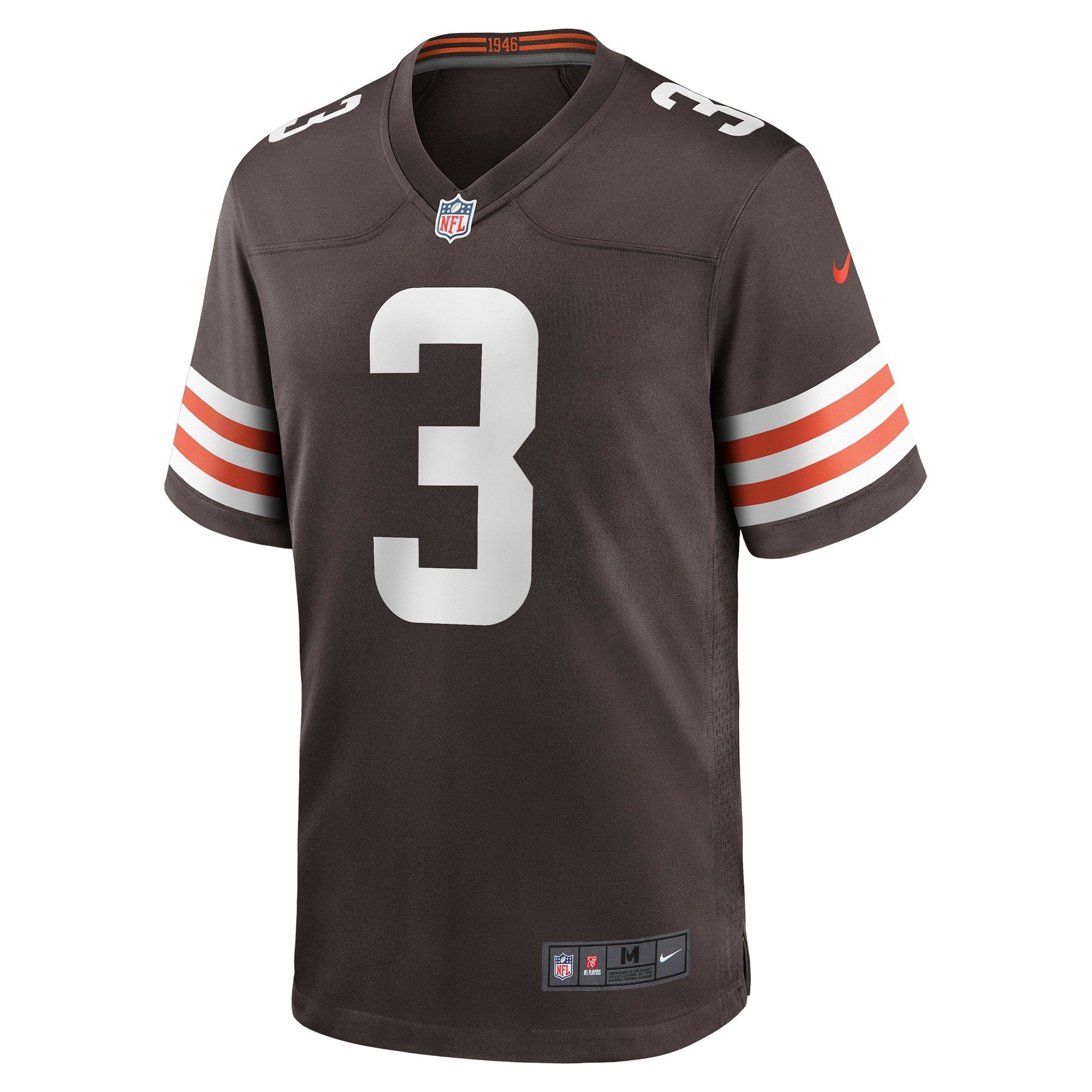 Men's Nike Cade York Brown Cleveland Browns Game Player Jersey