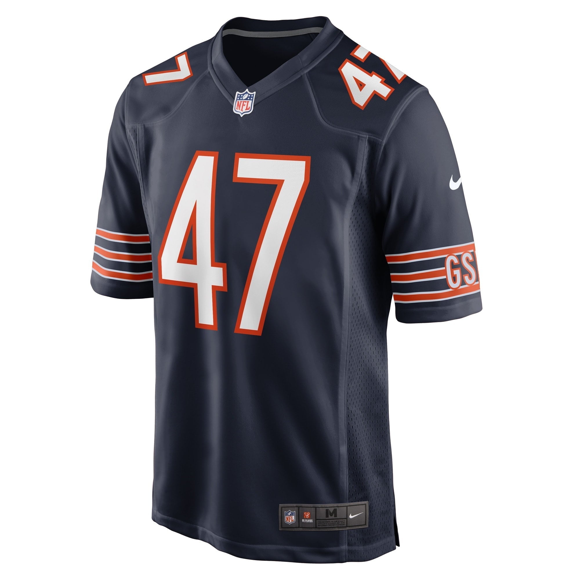 Men's Nike Chase Allen Navy Chicago Bears Game Player Jersey