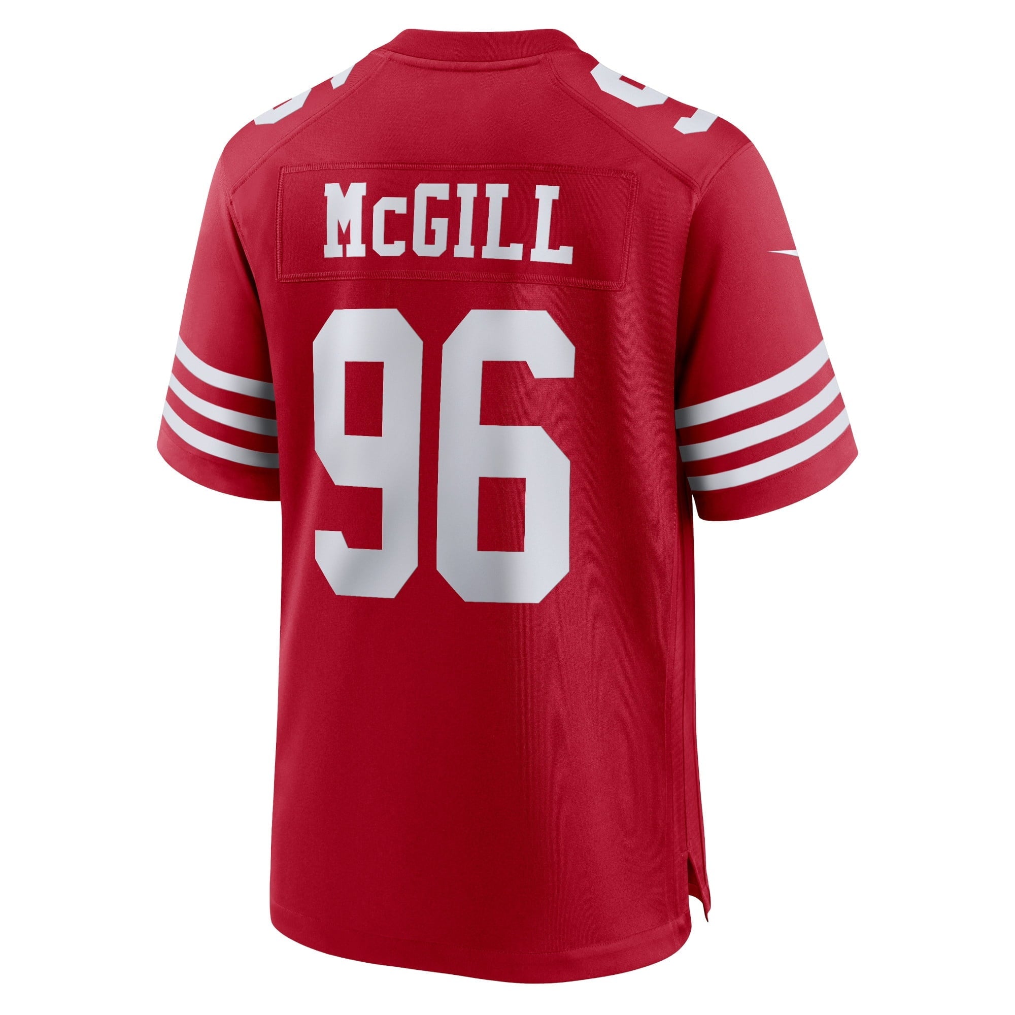 Men's Nike T.Y. McGill Scarlet San Francisco 49ers Home Game Player Jersey