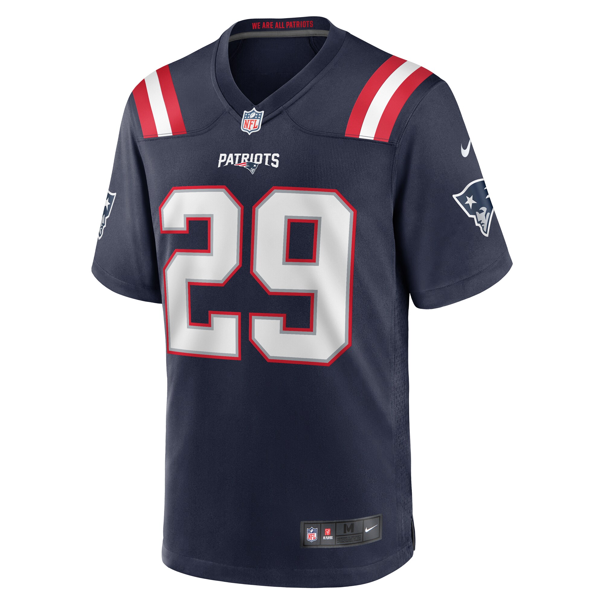 Isaiah Bolden New England Patriots Nike Team Game Jersey -  Navy