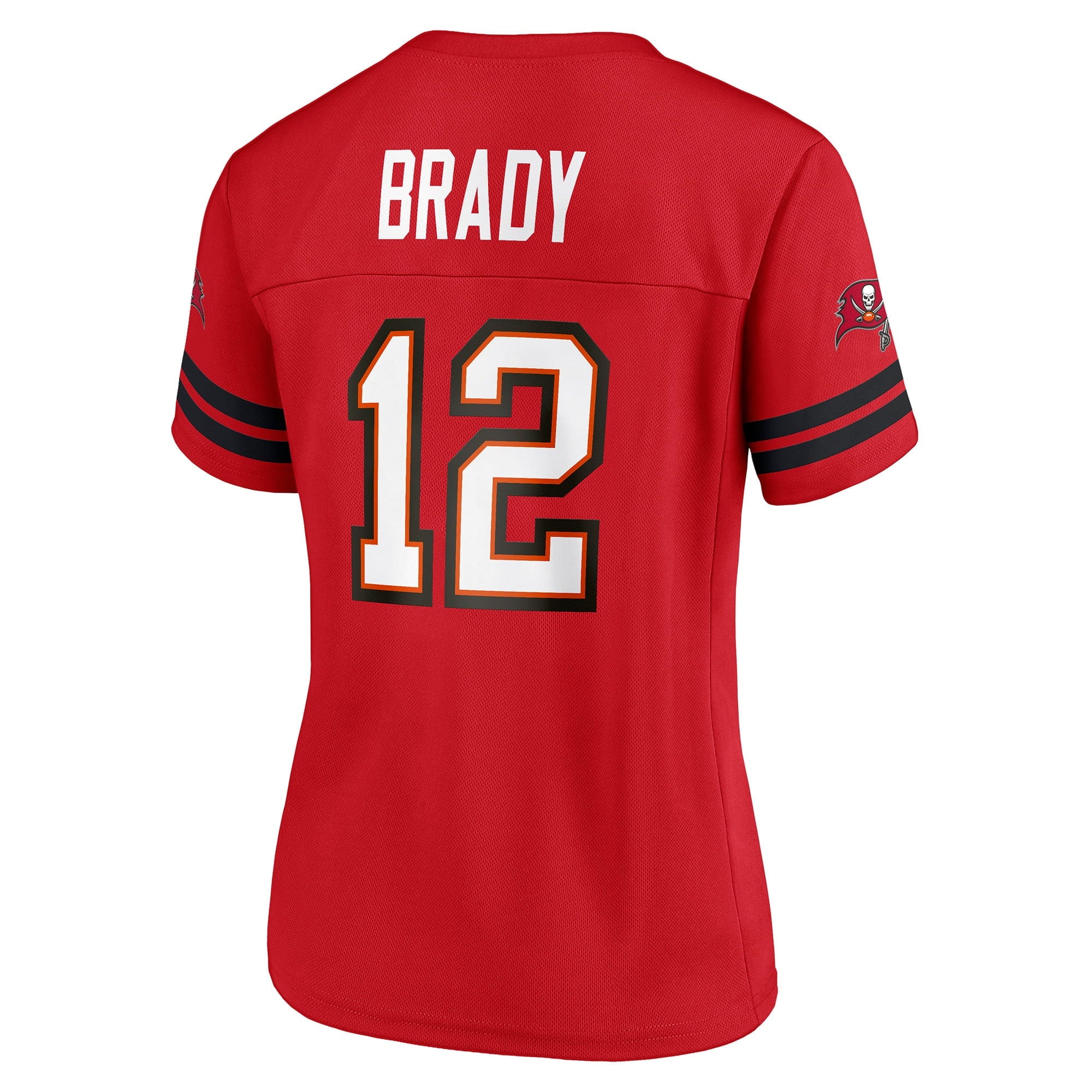 Women's Fanatics Branded Tom Brady Red Tampa Bay Buccaneers Game Time Player Jersey