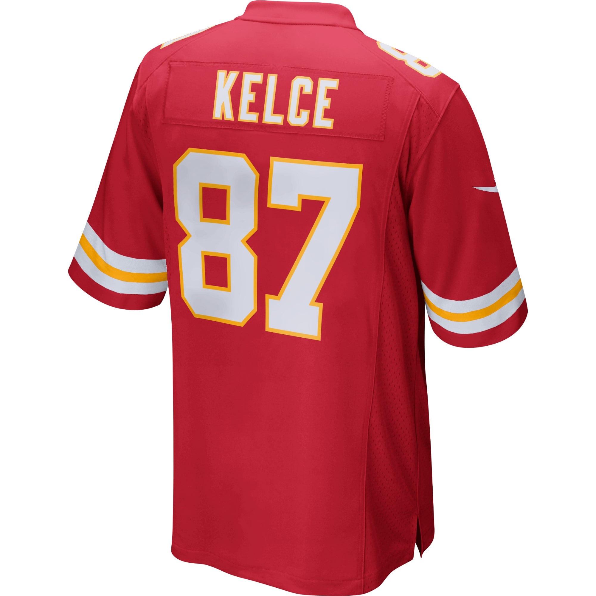 Men's Nike Travis Kelce Red Kansas City Chiefs Game Jersey