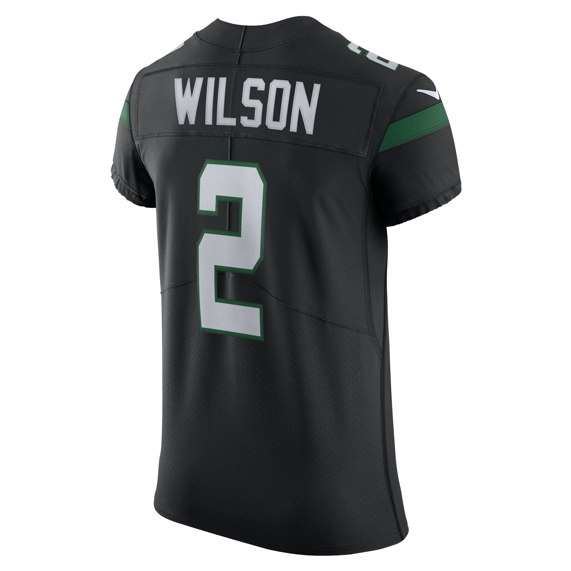 Zach Wilson New York Jets Nike Vapor Elite Jersey - Stealth Black