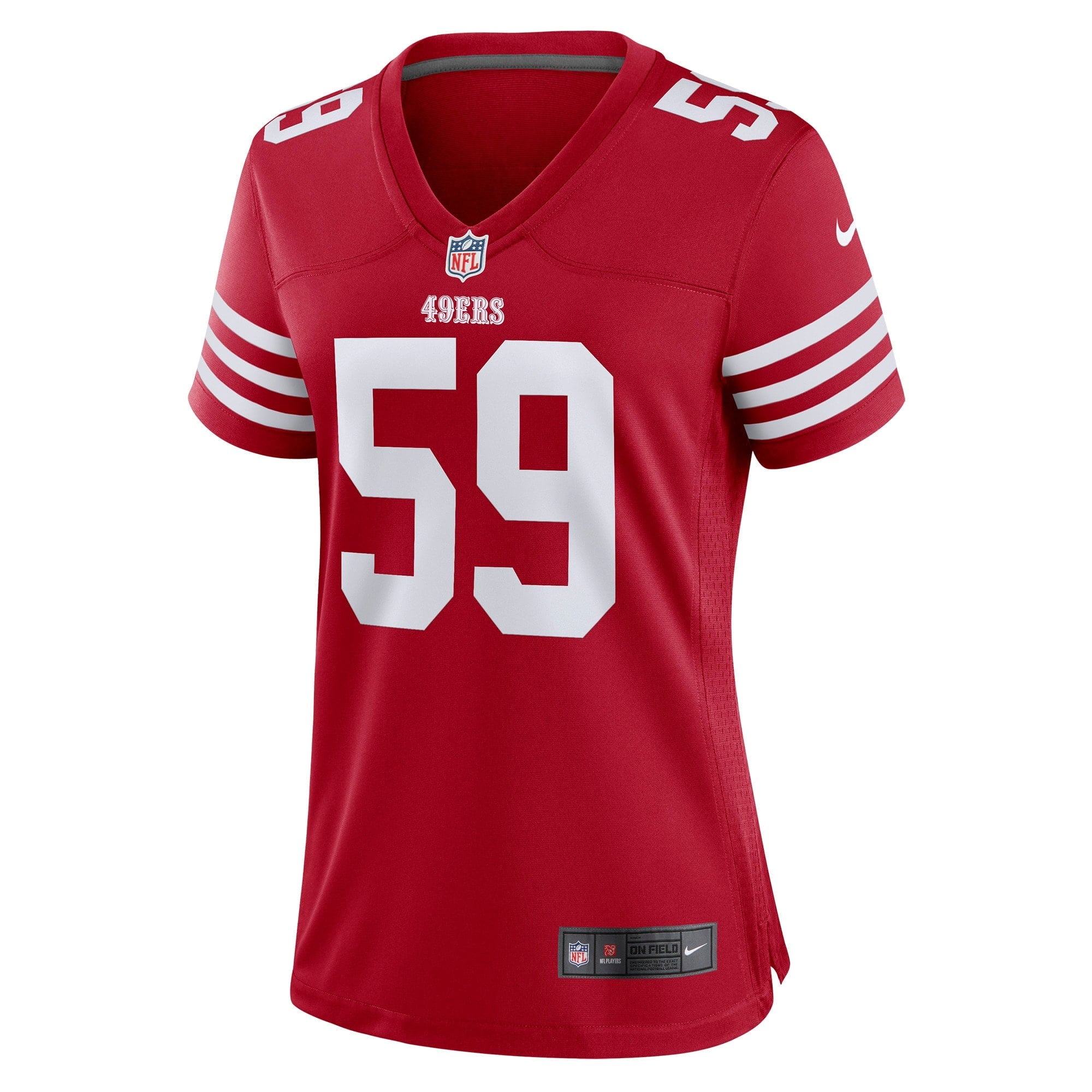 Women's Nike Curtis Robinson Scarlet San Francisco 49ers Game Player Jersey