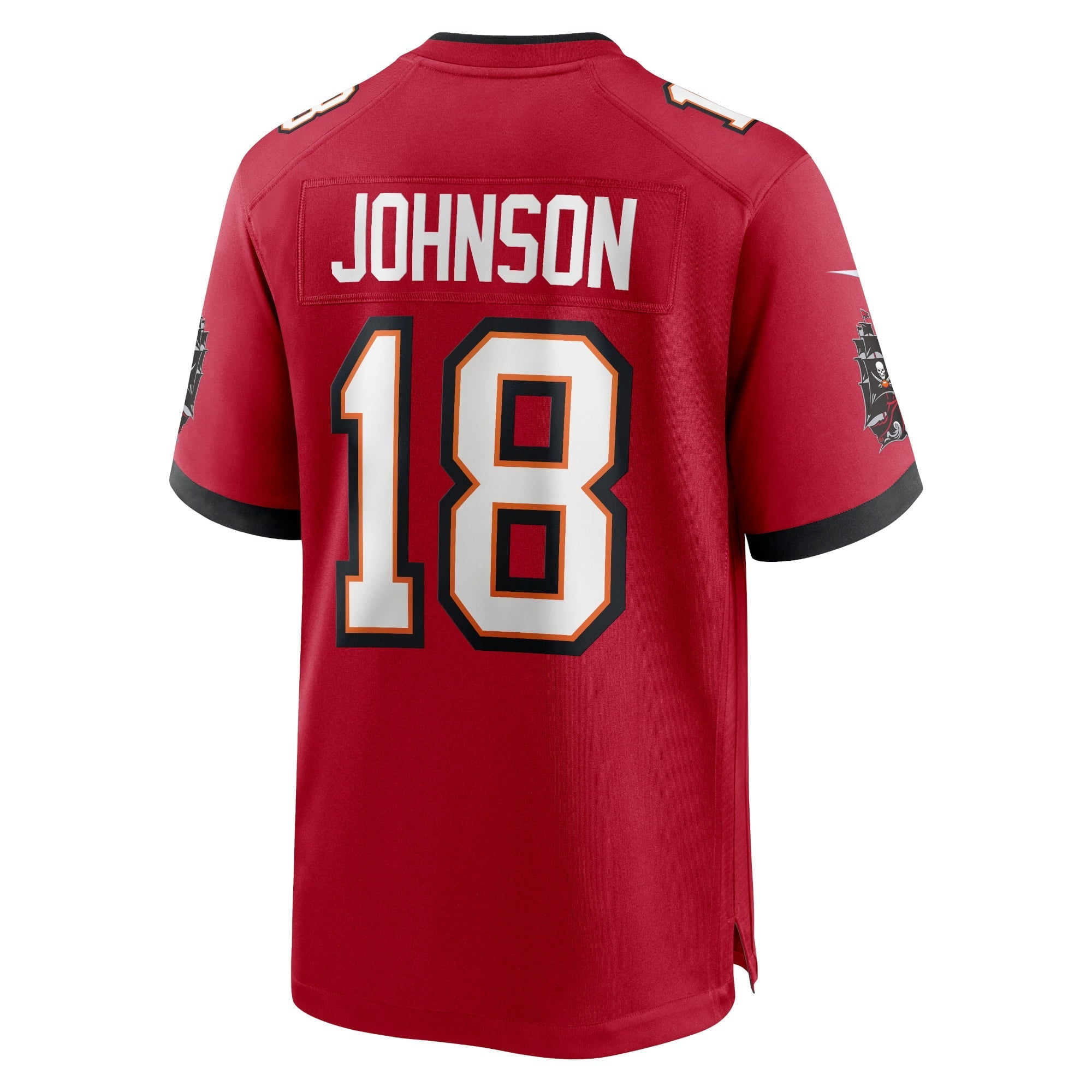 Men's Nike Tyler Johnson Red Tampa Bay Buccaneers Home Game Player Jersey