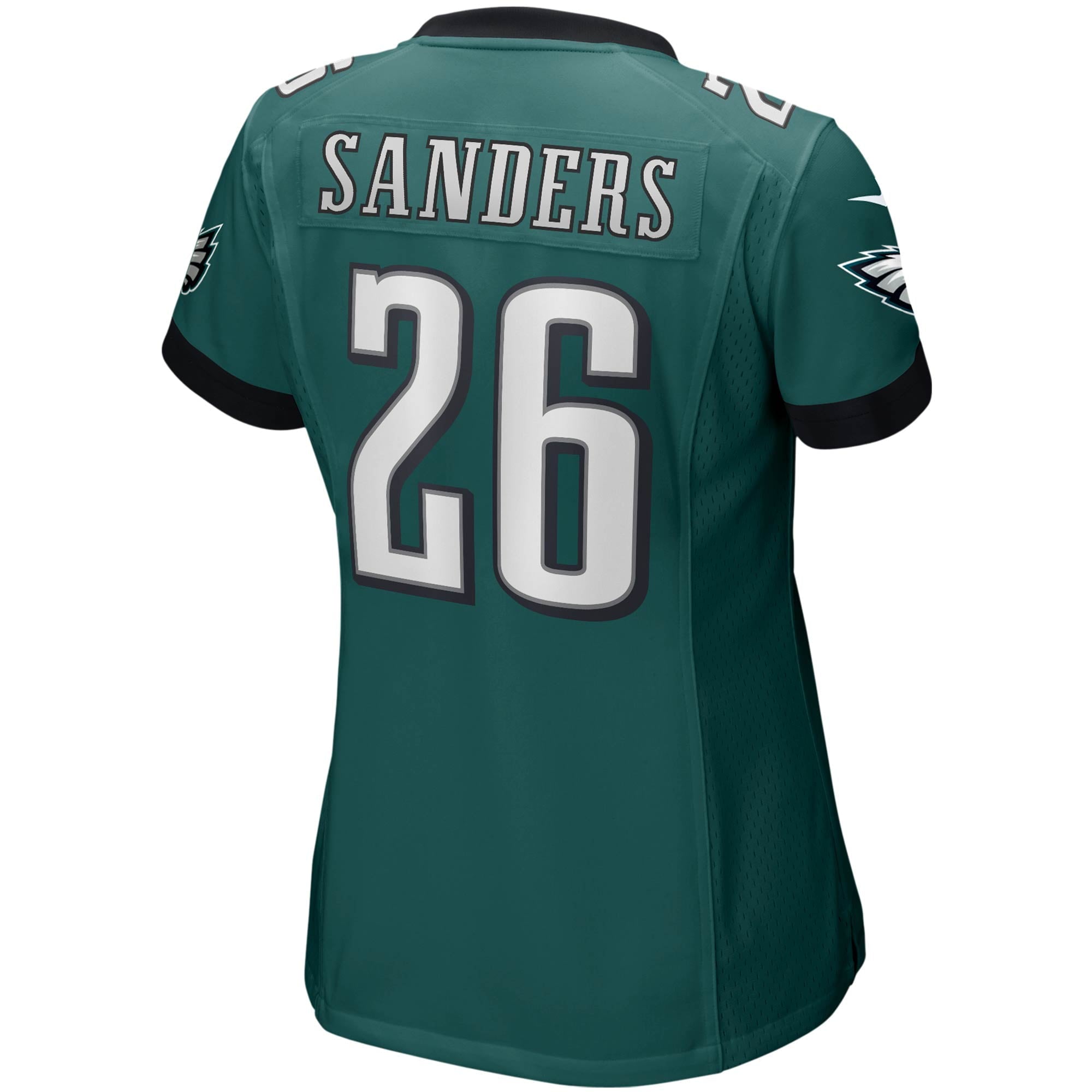 Women's Nike Miles Sanders Midnight Green Philadelphia Eagles Game Jersey