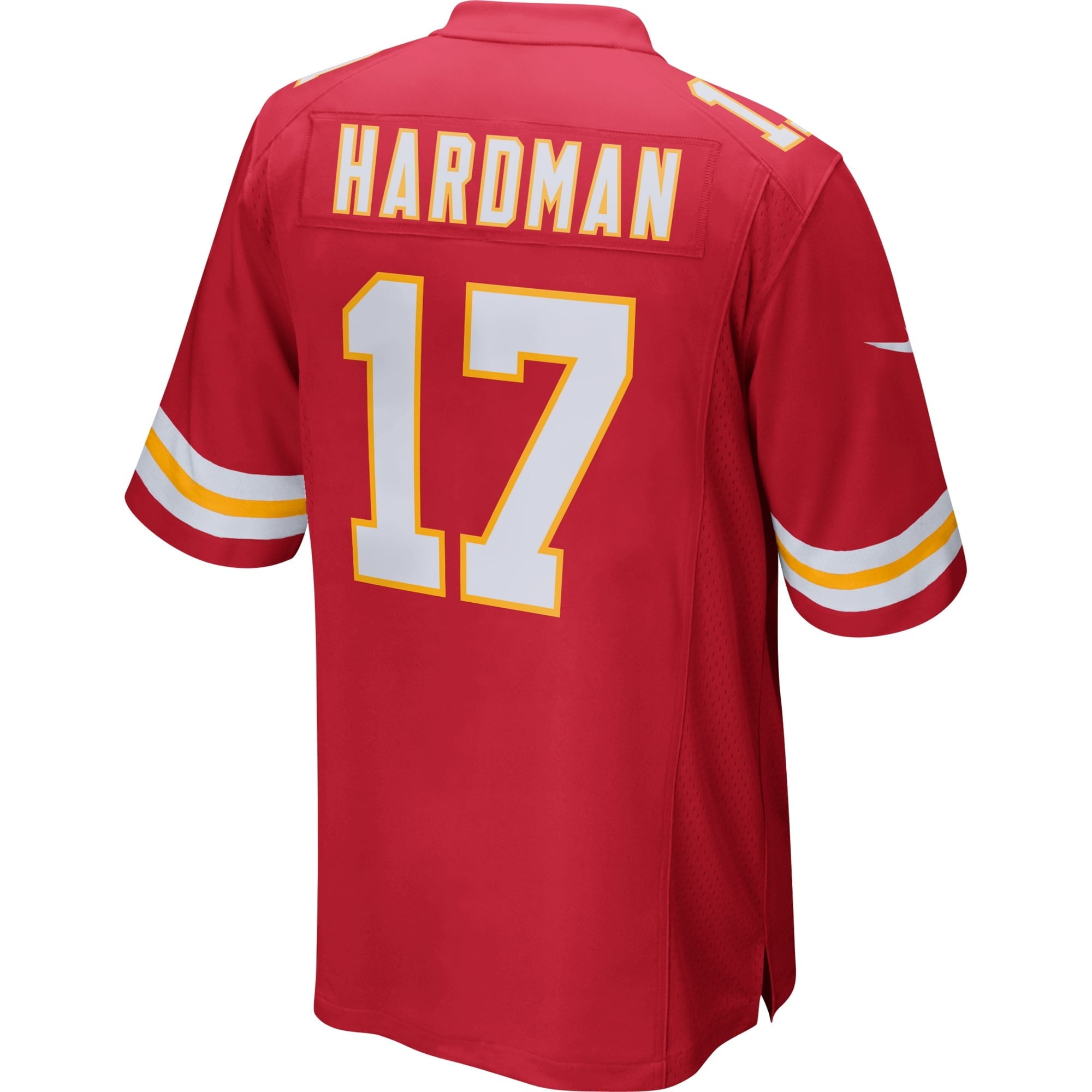 Men's Nike Mecole Hardman Red Kansas City Chiefs Game Jersey