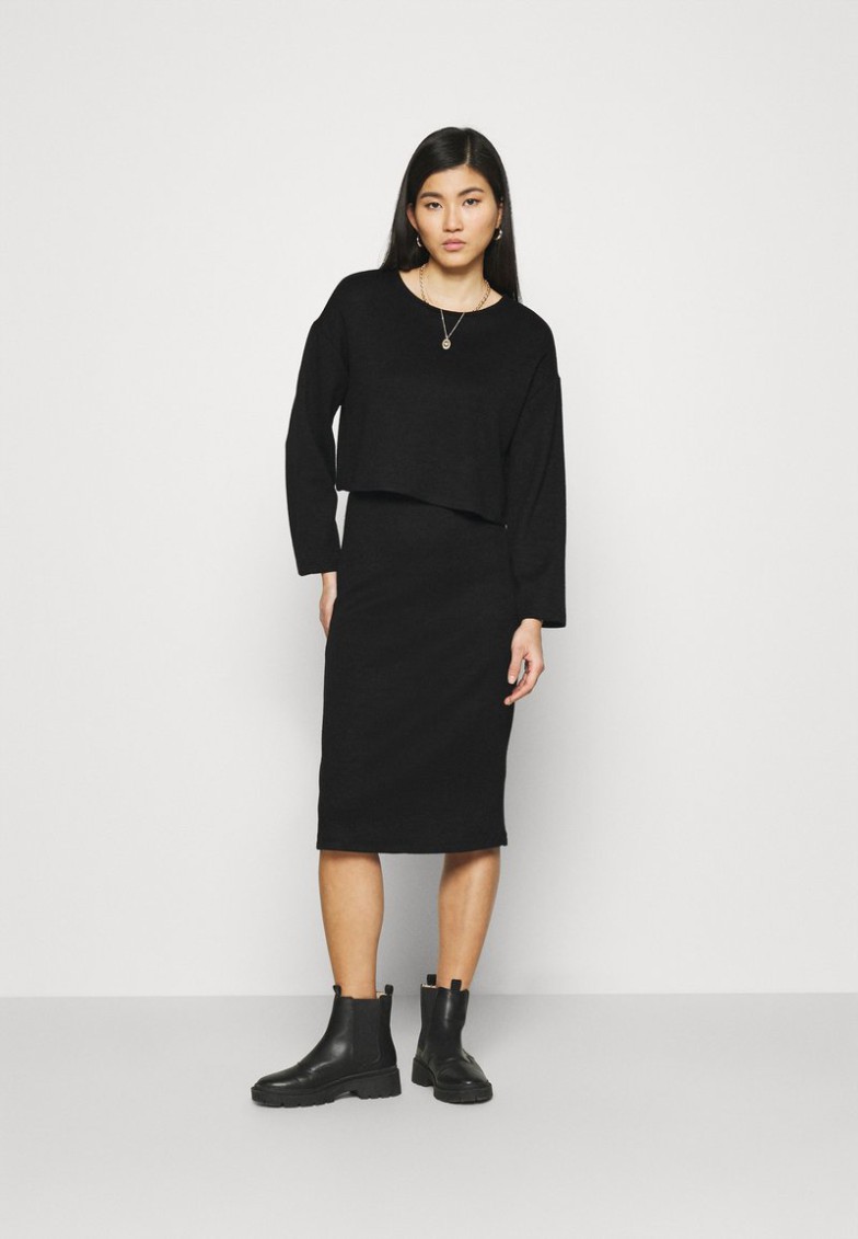 Discount Anna Field SET – Jersey De Punto – Black, Mujer L