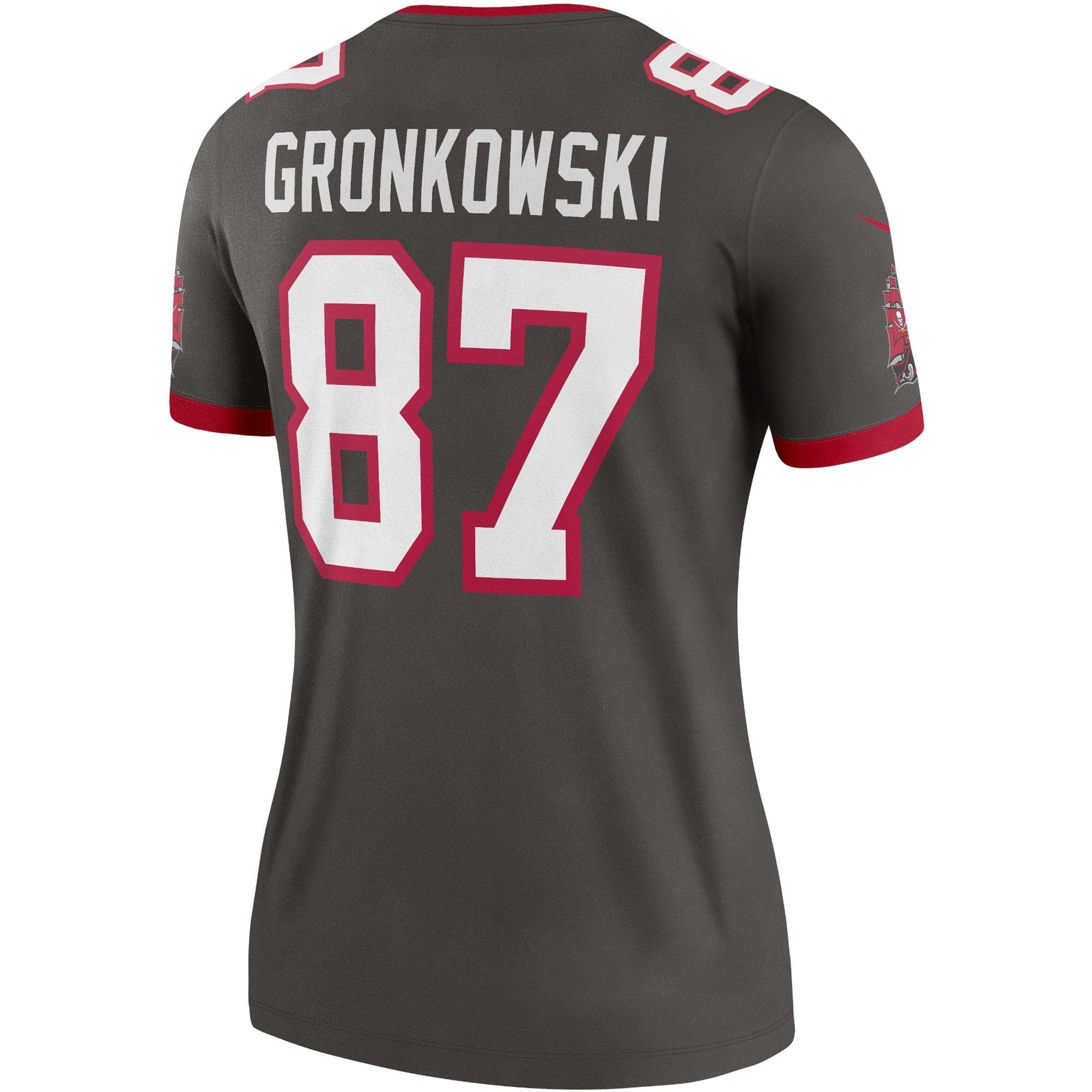 Women's Nike Rob Gronkowski Pewter Tampa Bay Buccaneers Alternate Legend Jersey