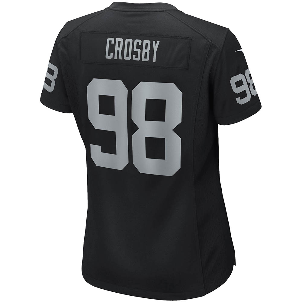 Women's Las Vegas Raiders Maxx Crosby Game Jersey Black