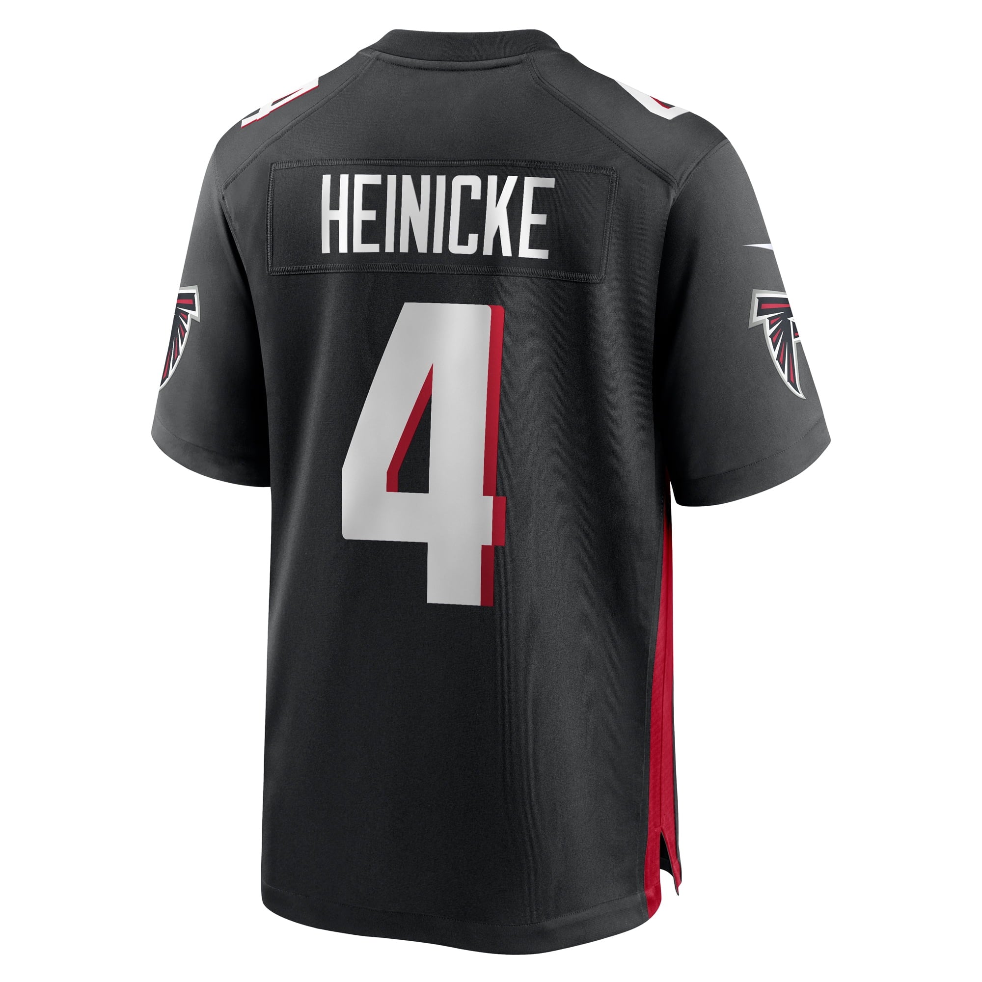 Men's Nike Taylor Heinicke Black Atlanta Falcons Game Player Jersey