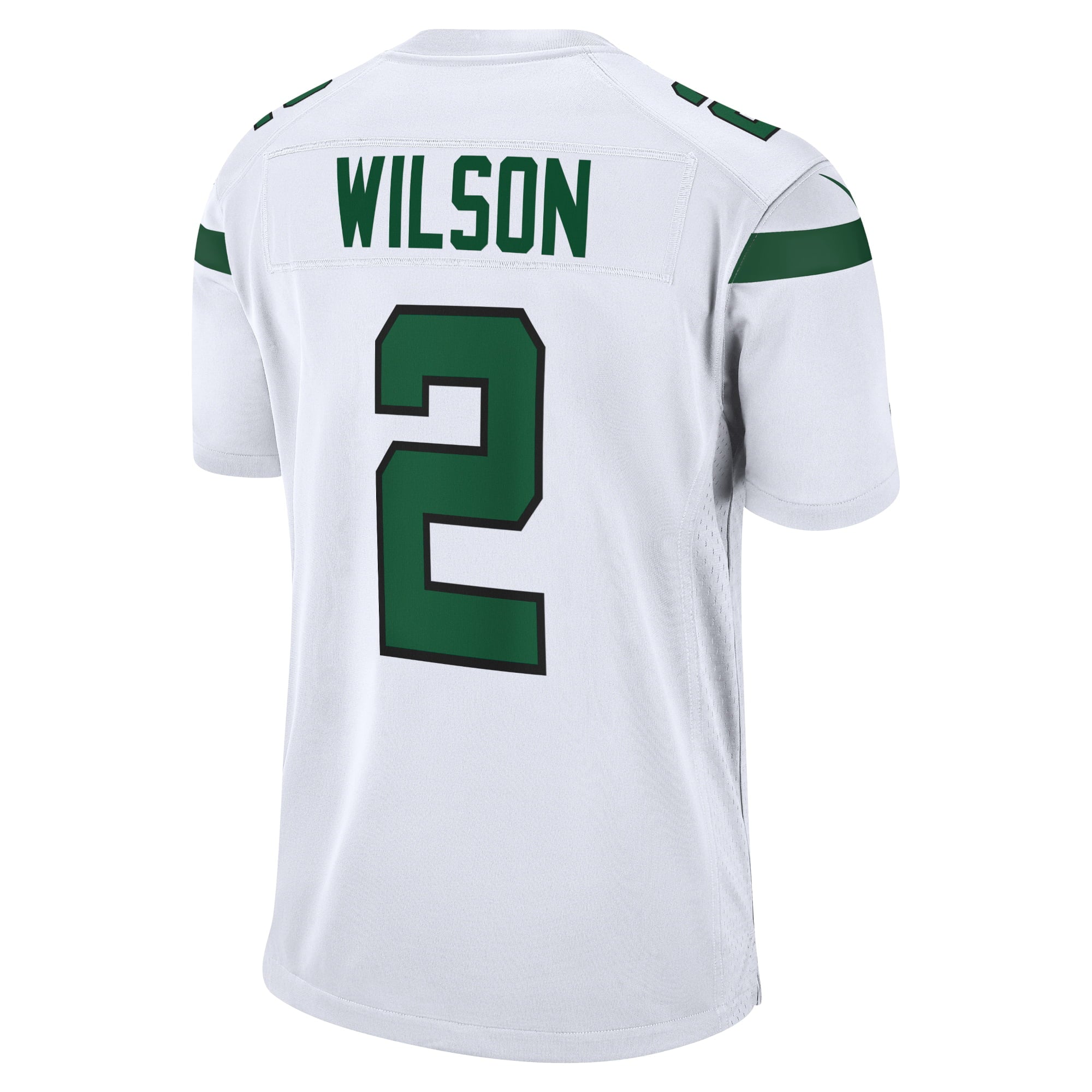 Men's Nike Zach Wilson White New York Jets White Game Jersey