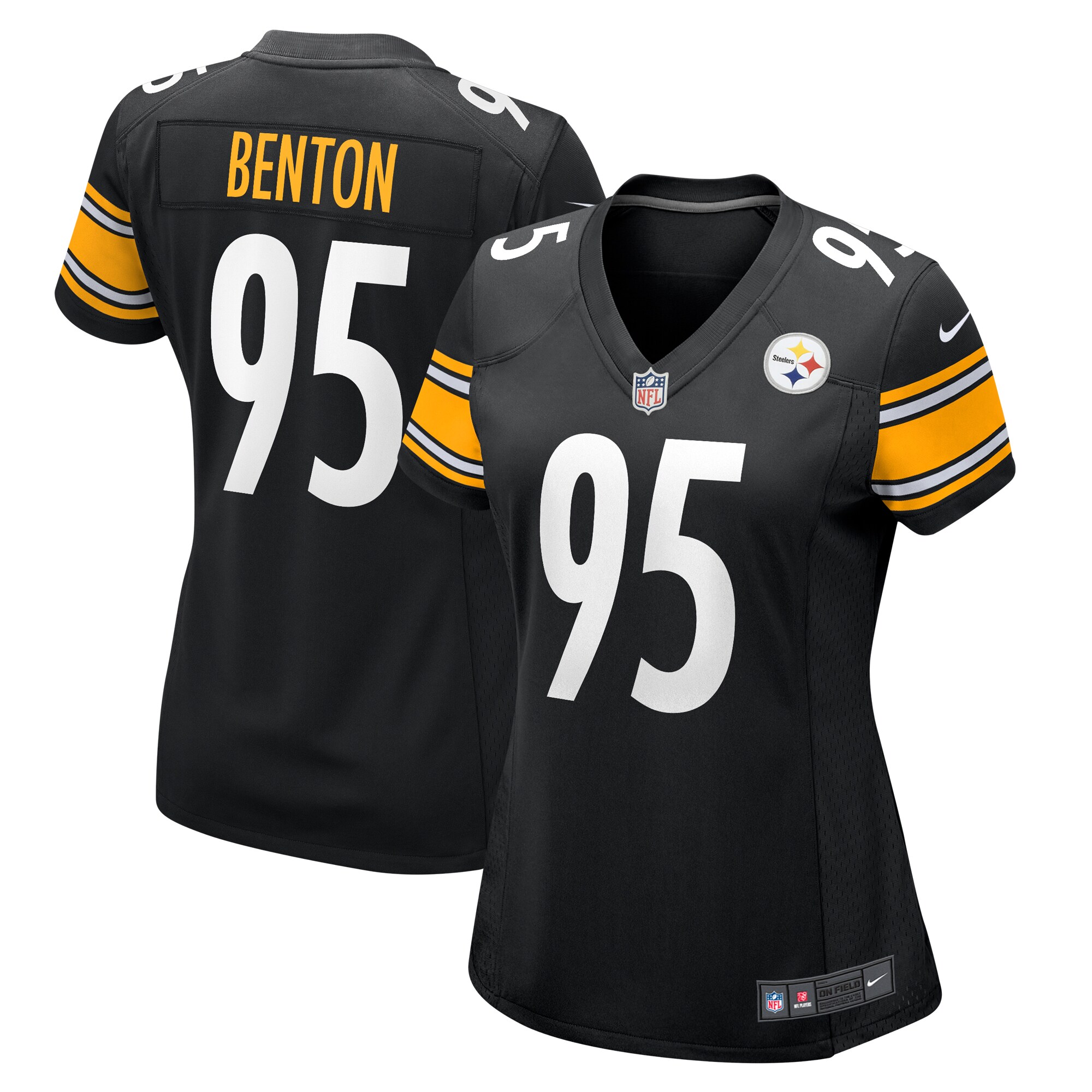 Keeanu Benton Pittsburgh Steelers Nike Women's Team Game Jersey -  Black