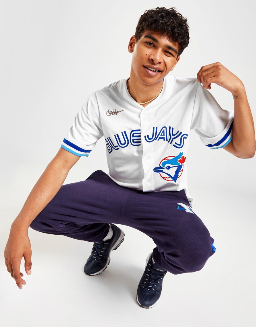Clearance Nike MLB Toronto Blue Jays Cooperstown Jersey Hvid S