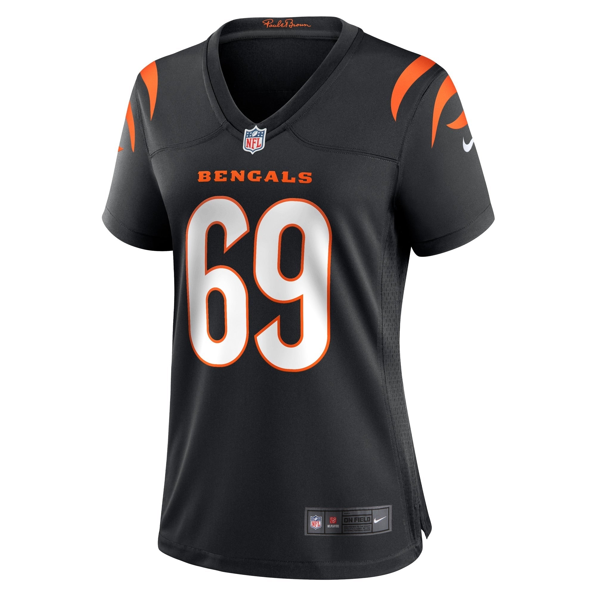 Women's Nike Raymond Johnson III Black Cincinnati Bengals Game Player Jersey