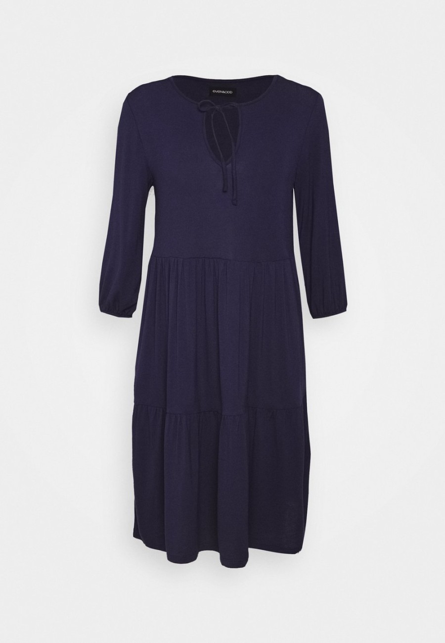 Clearance Prix Exclusifs Even&Odd Robe en jersey robes col en v femme XS