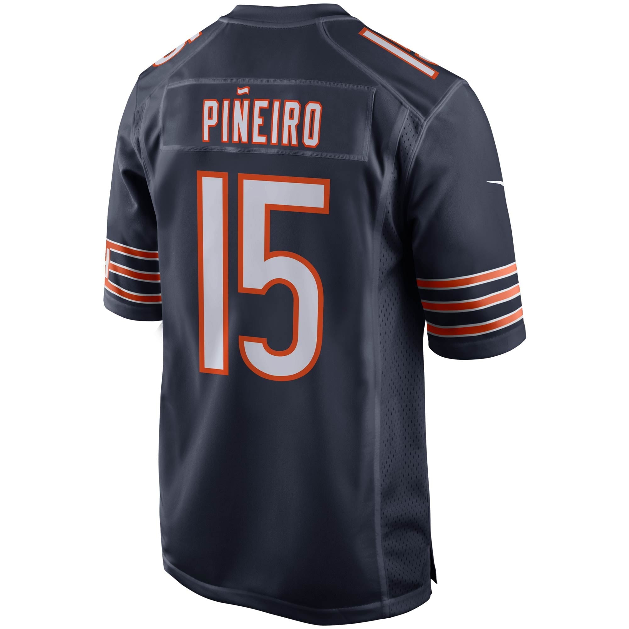 Men's Nike Eddy Pineiro Navy Chicago Bears Game Player Jersey