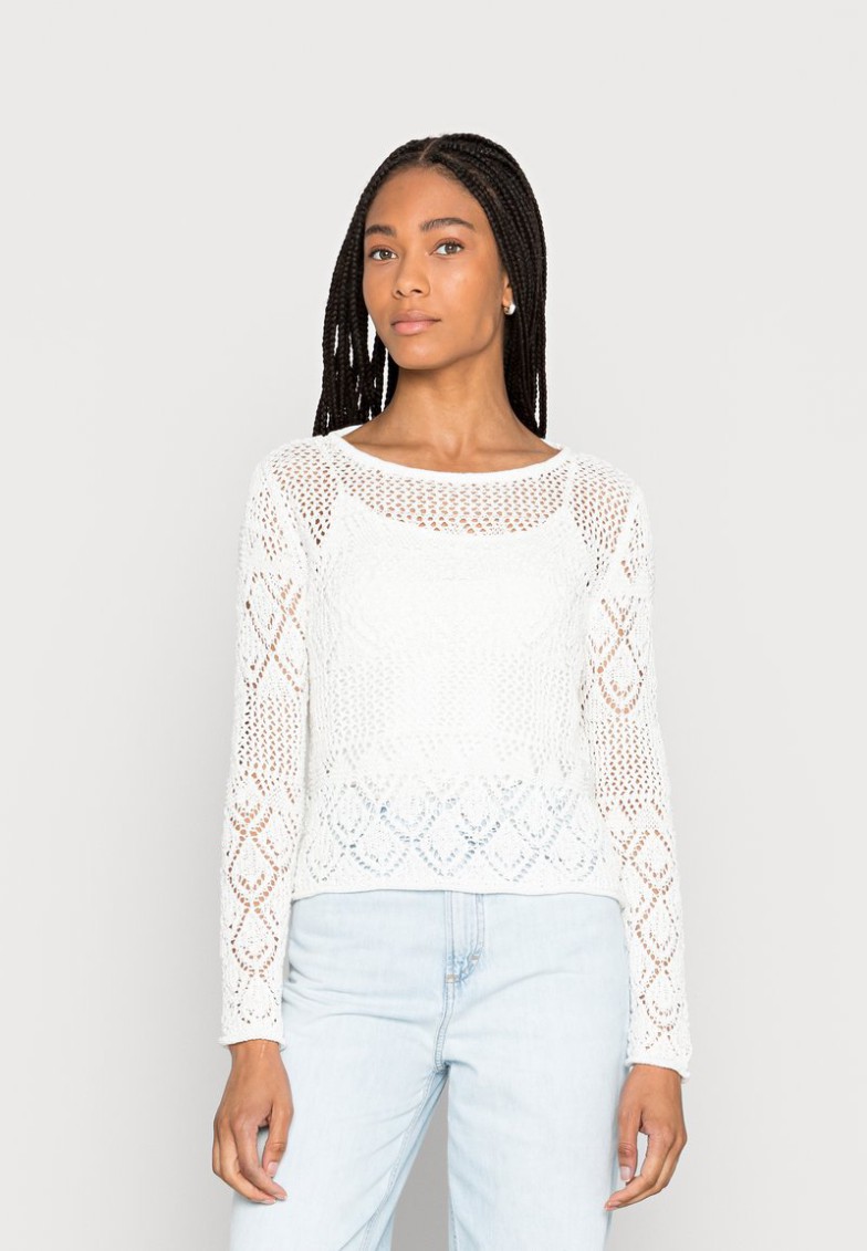 Sale Anna Field Jersey De Punto – Off-white, Mujer L