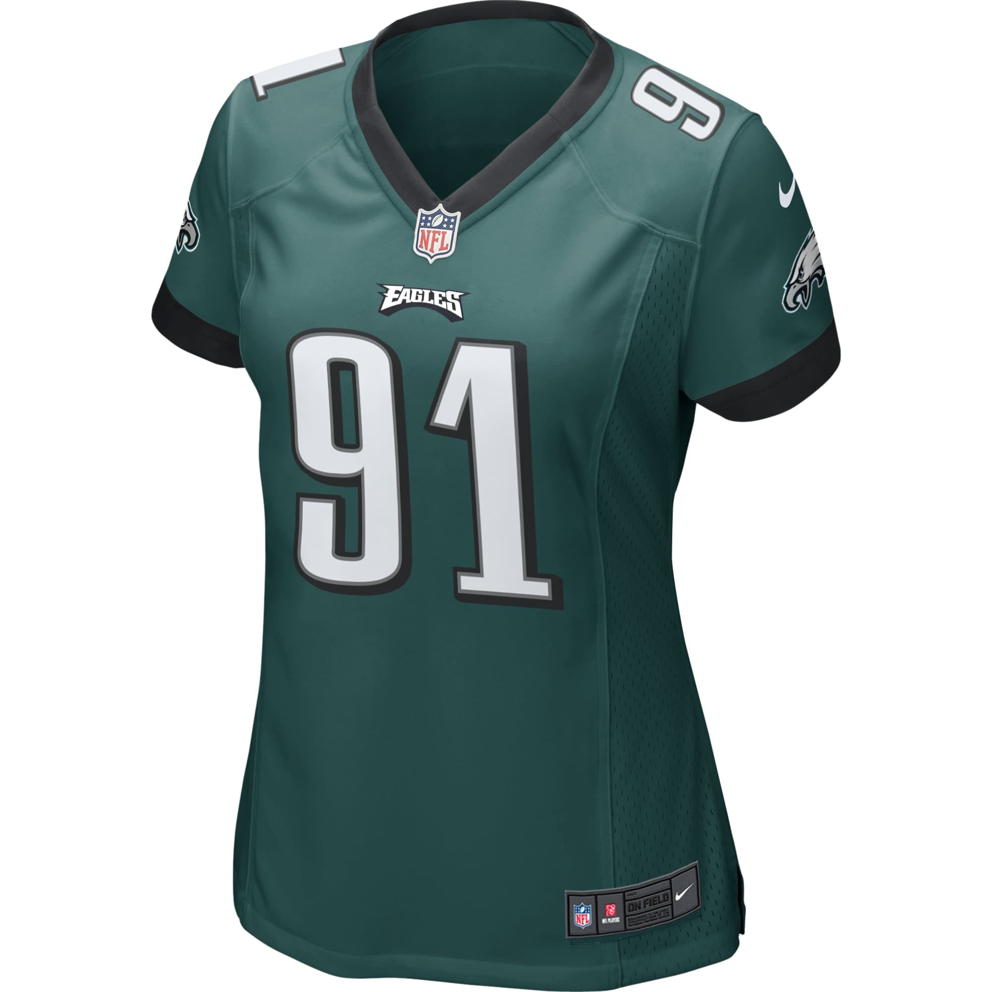 Women's Nike Fletcher Cox Green Philadelphia Eagles Game Jersey
