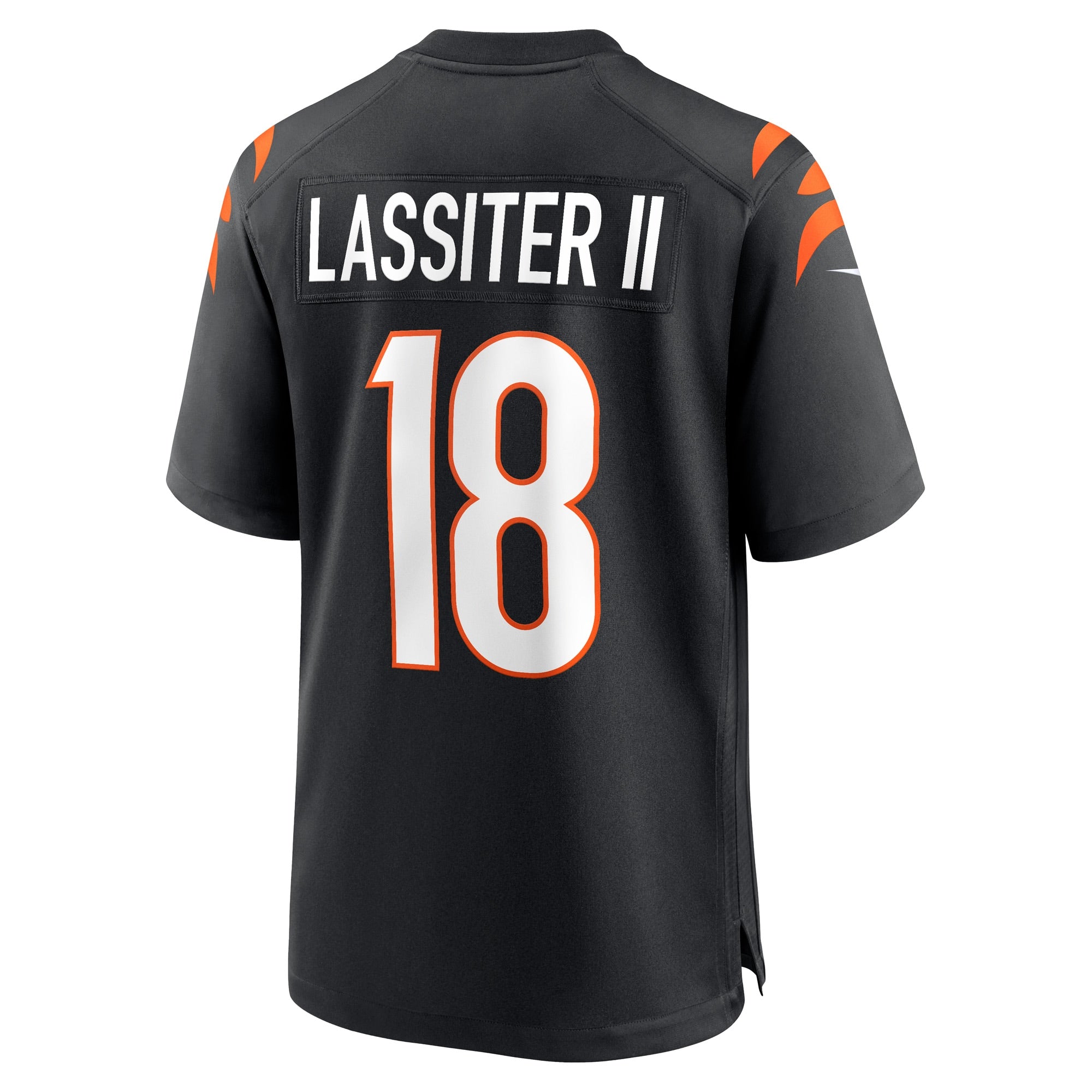 Men's Nike Kwamie Lassiter II Black Cincinnati Bengals Game Player Jersey